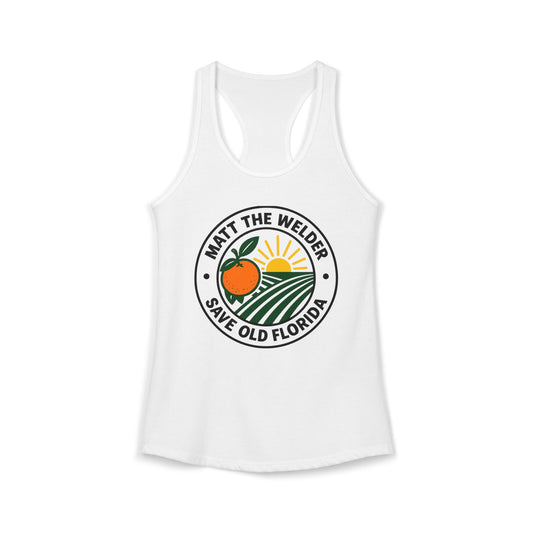 Matt The Welder Women's Ideal Racerback Tank