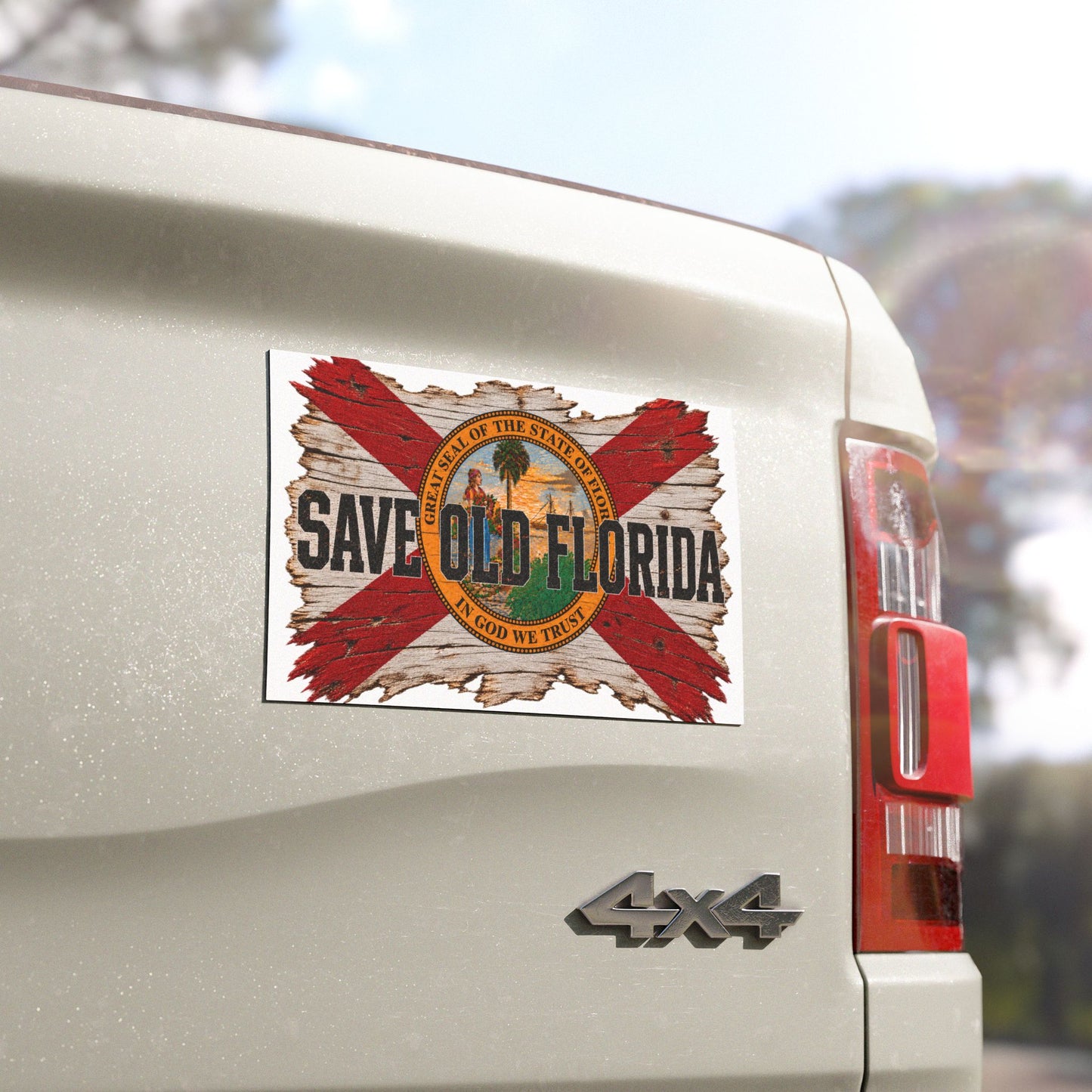 Save Old Florida Car Magnet