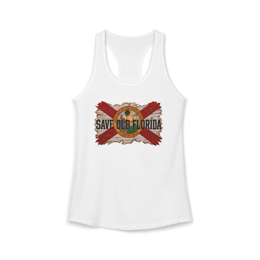 Save Old Florida Women's Racerback Tank