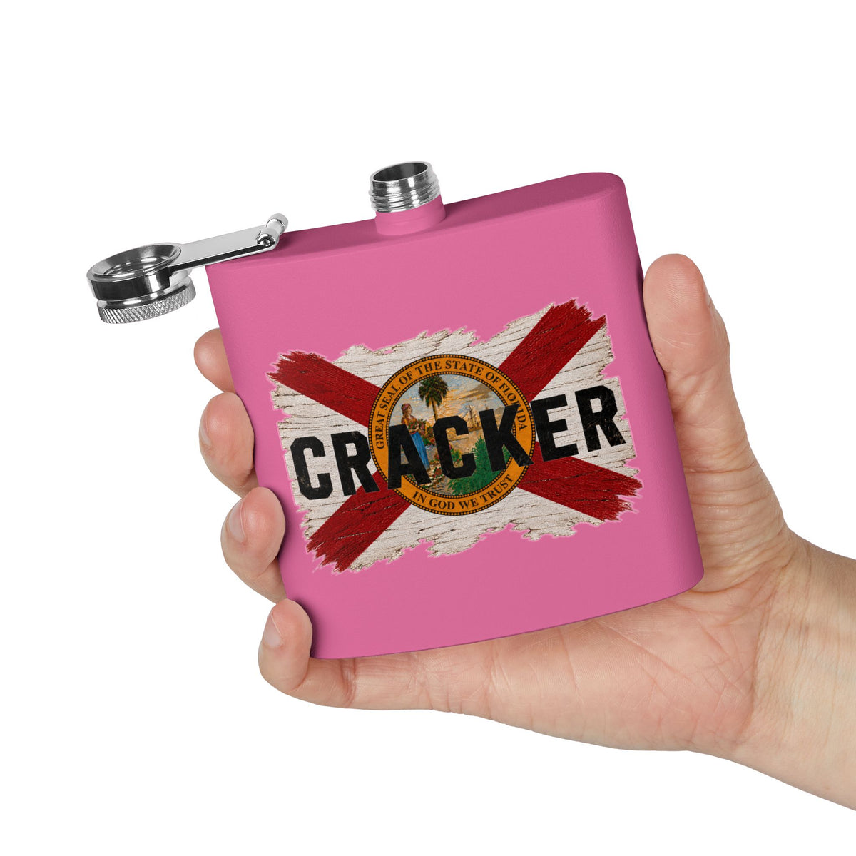 Stainless Steel Flask, 6oz