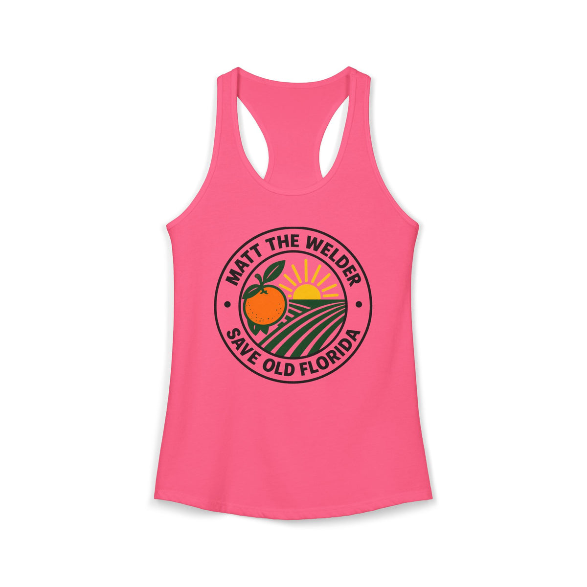 Matt The Welder Women's Ideal Racerback Tank