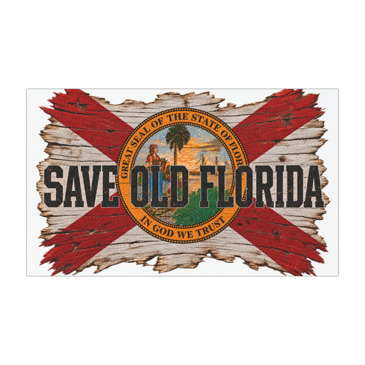 Save Old Florida Car Magnet