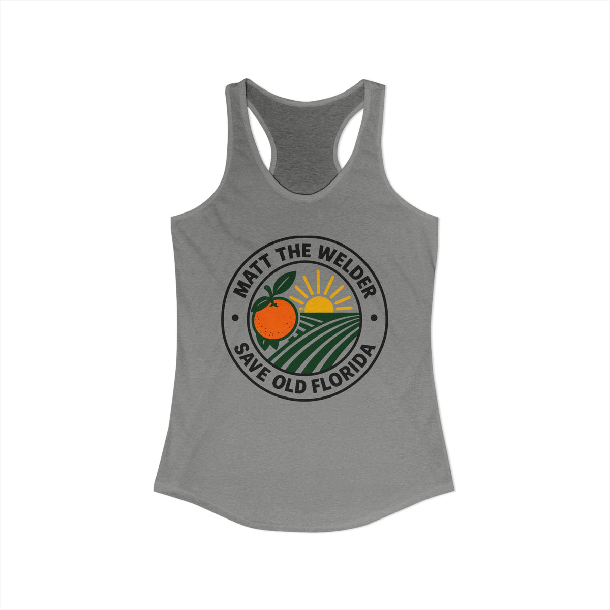 Matt The Welder Women's Ideal Racerback Tank
