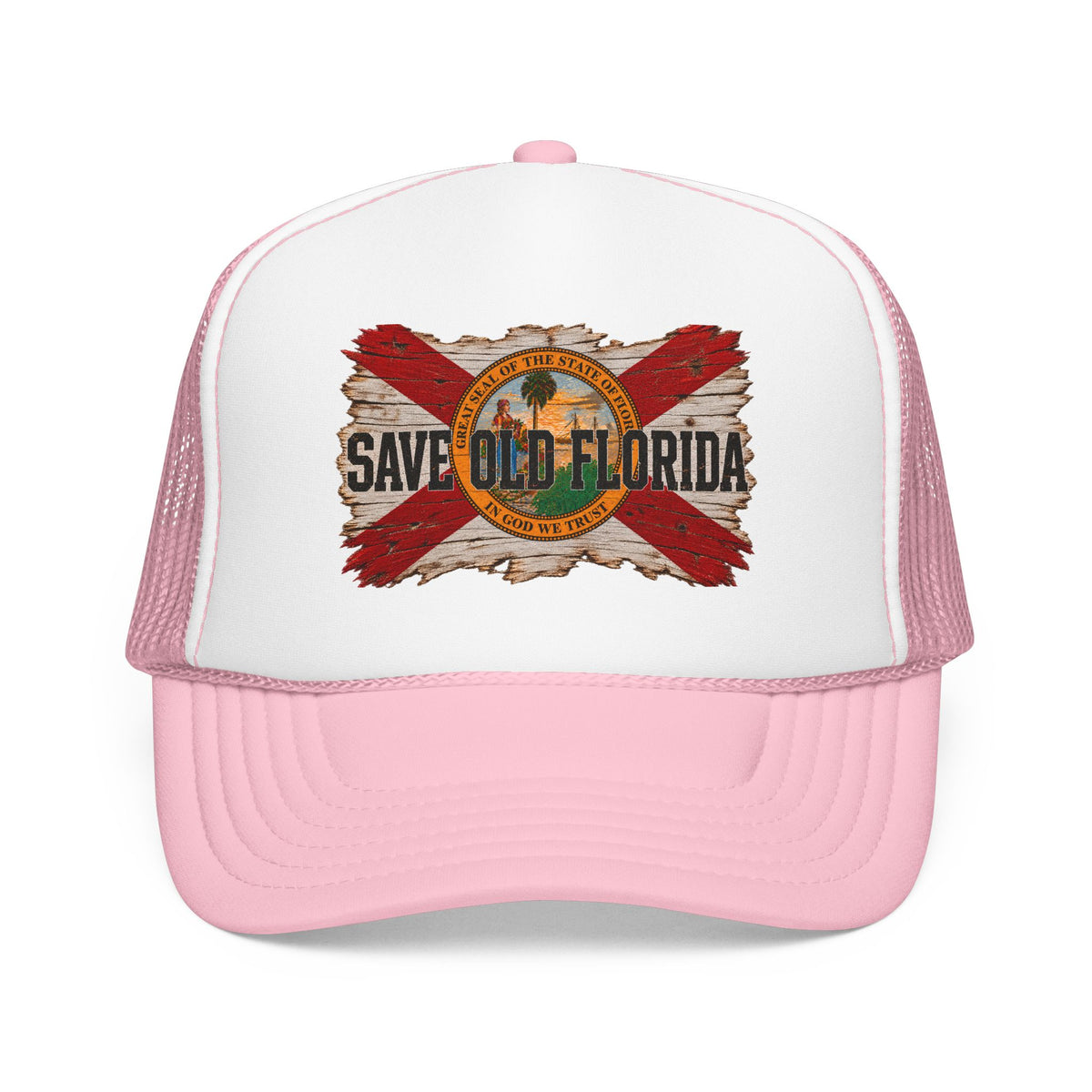 Save Old Florida Foam Trucker Hat