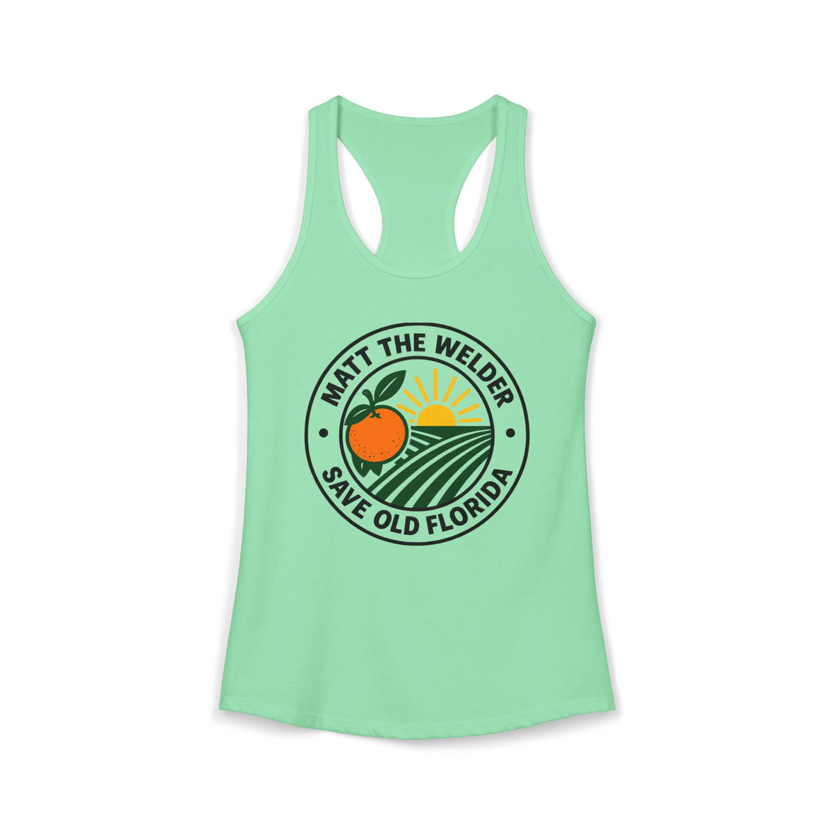 Matt The Welder Women's Ideal Racerback Tank