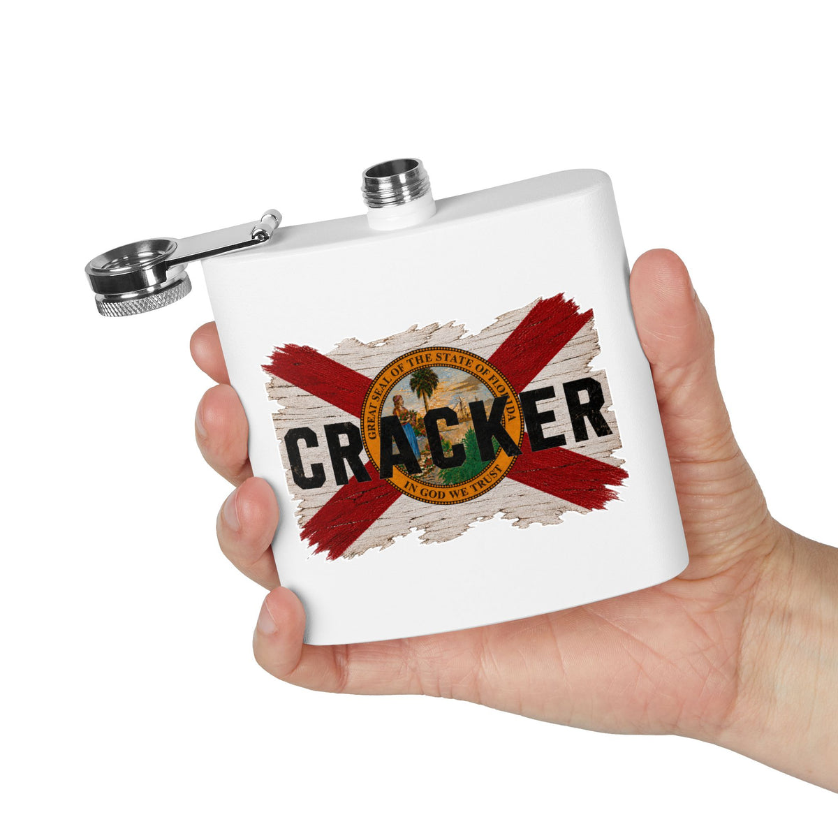 Stainless Steel Flask, 6oz