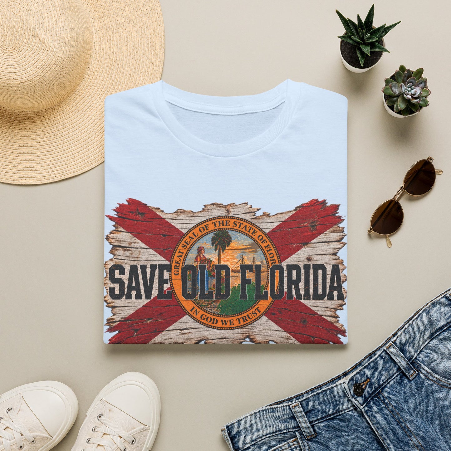 Save Old Florida Unisex Softstyle T-Shirt