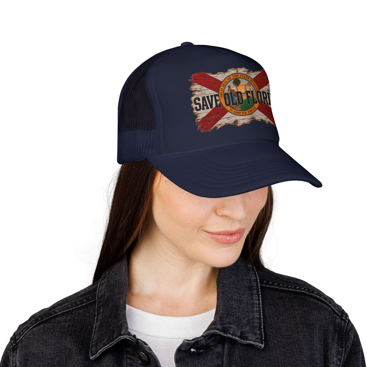 Save Old Florida Foam Trucker Hat