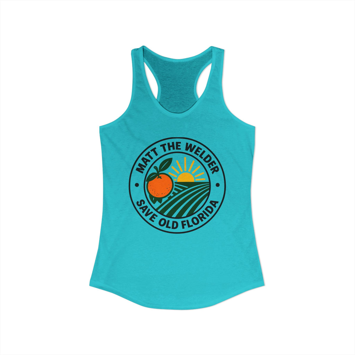 Matt The Welder Women's Ideal Racerback Tank