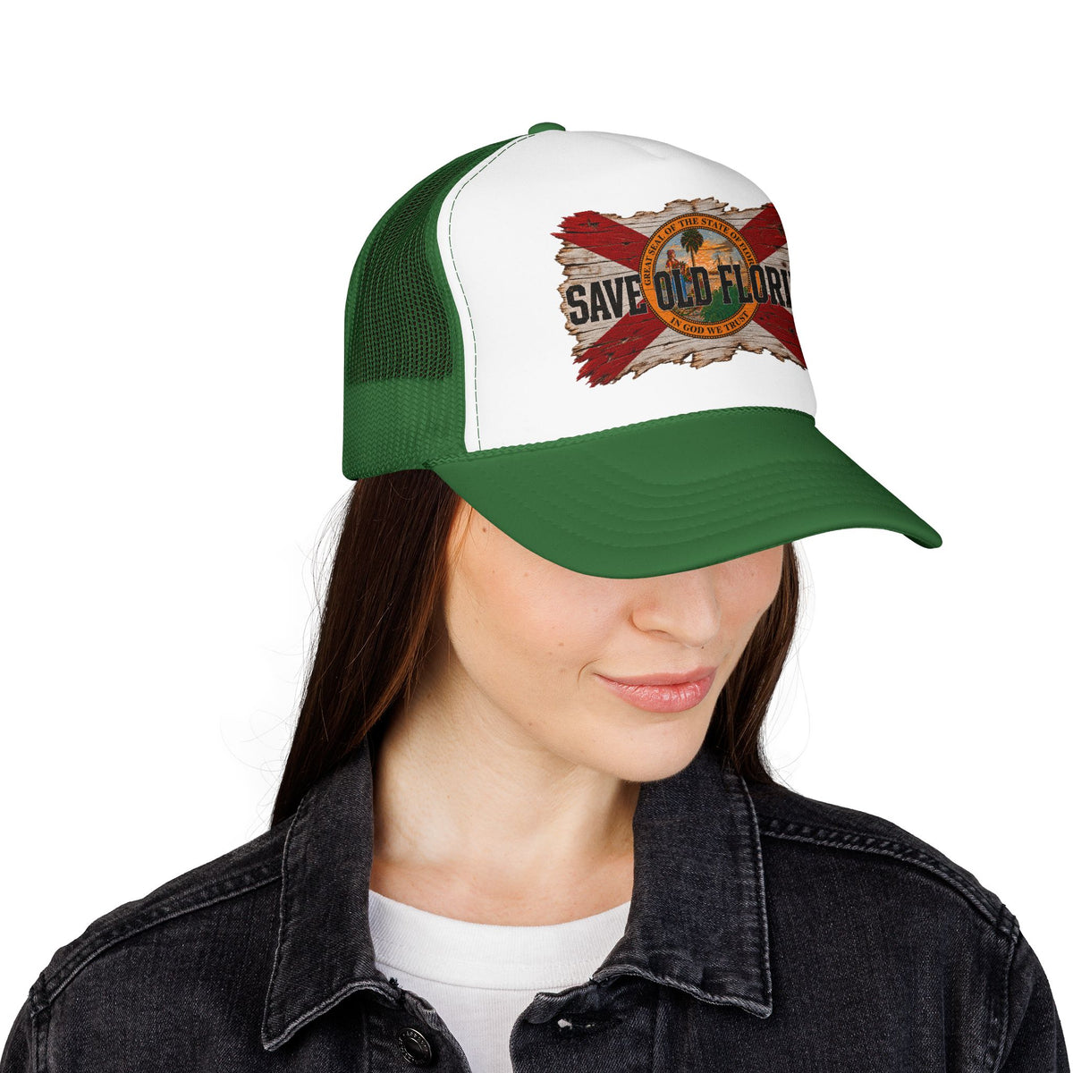 Save Old Florida Foam Trucker Hat