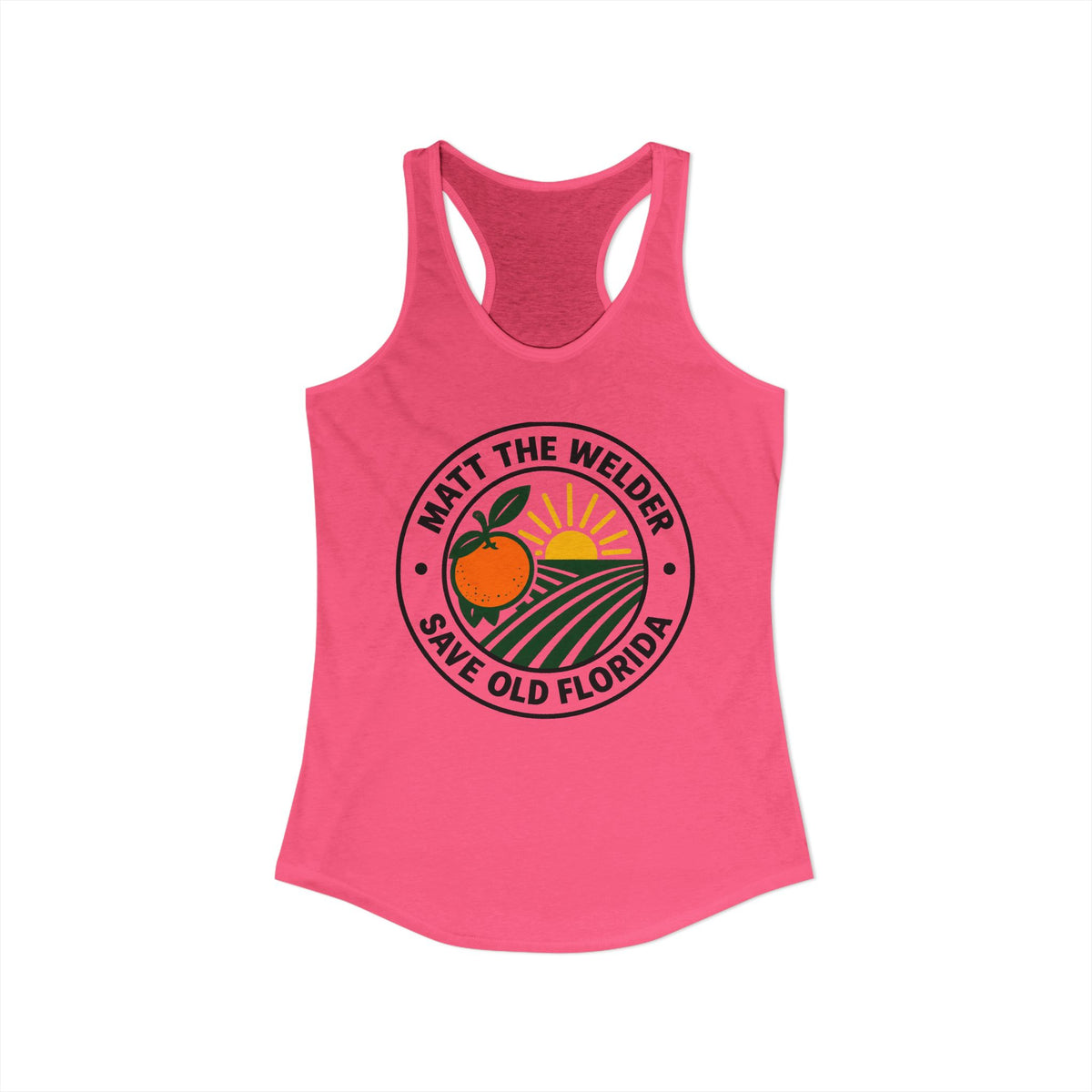 Matt The Welder Women's Ideal Racerback Tank