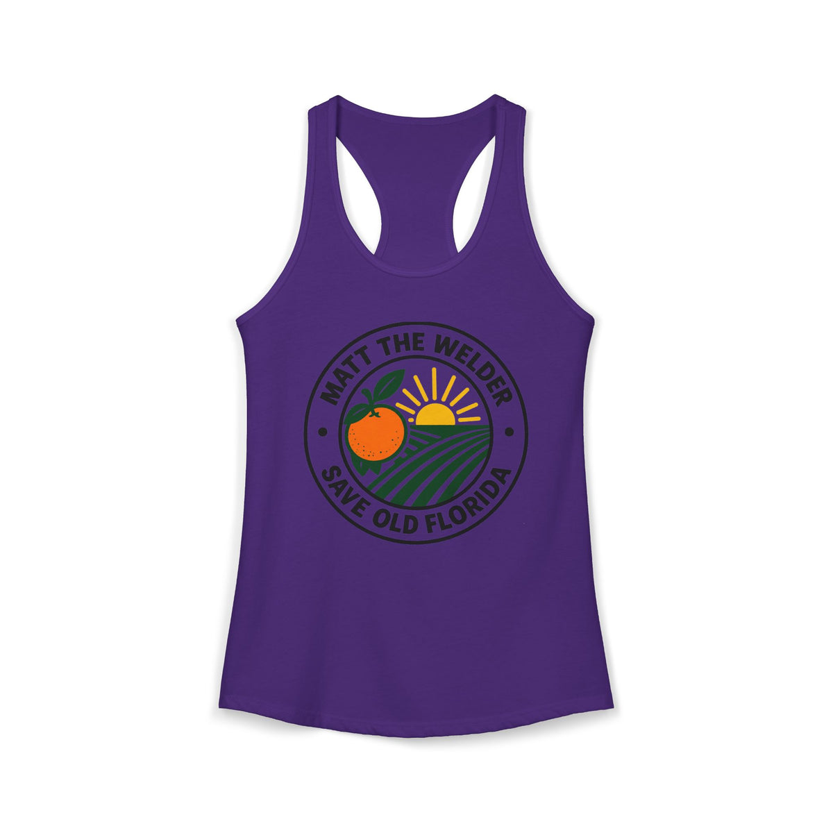 Matt The Welder Women's Ideal Racerback Tank