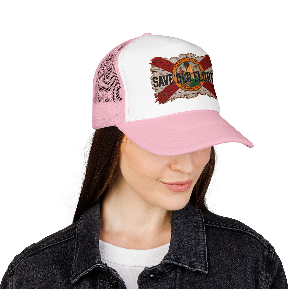 Save Old Florida Foam Trucker Hat
