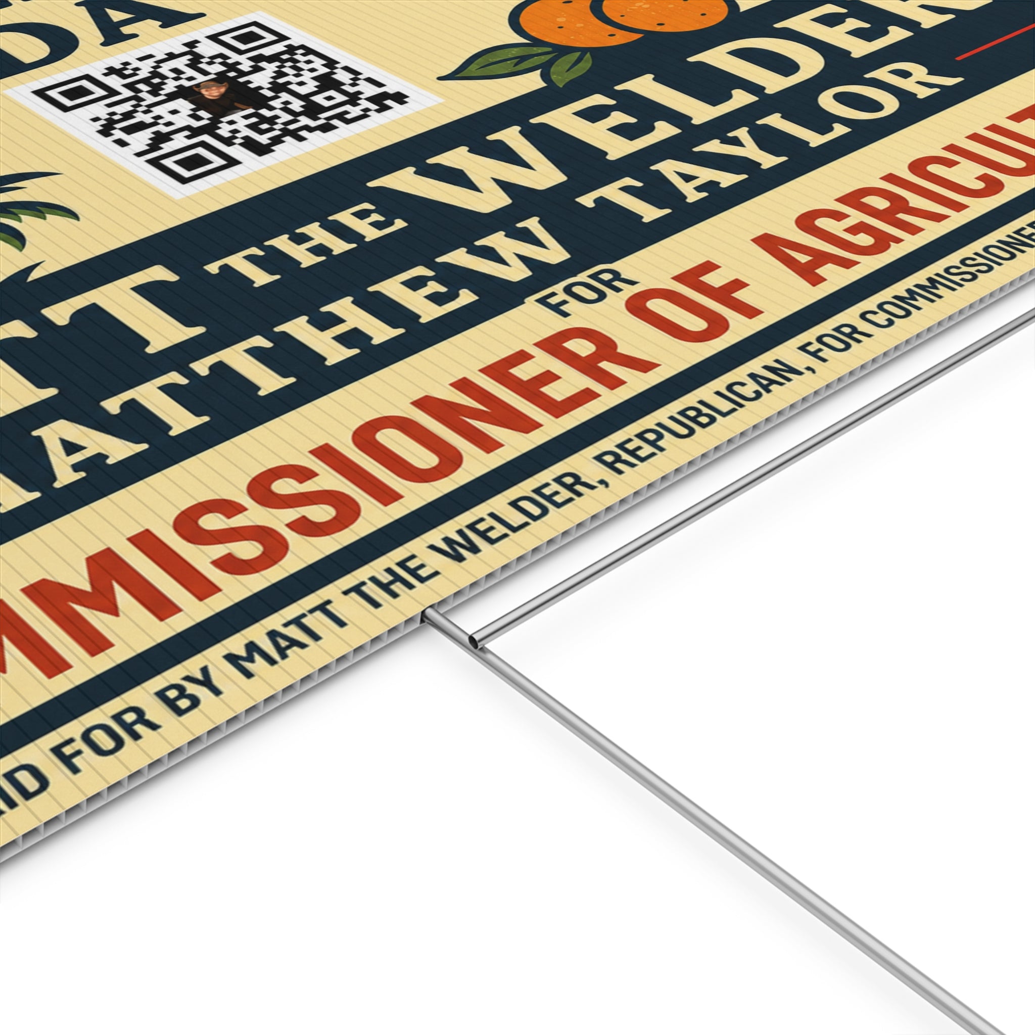 Plastic Yard Sign