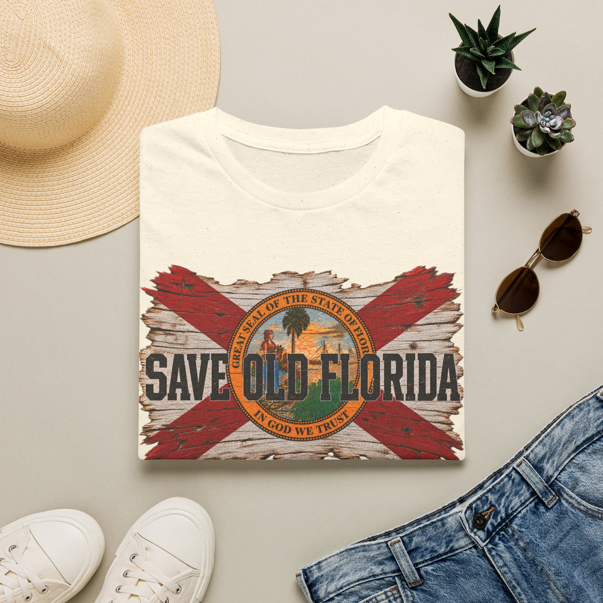 Save Old Florida Unisex Softstyle T-Shirt