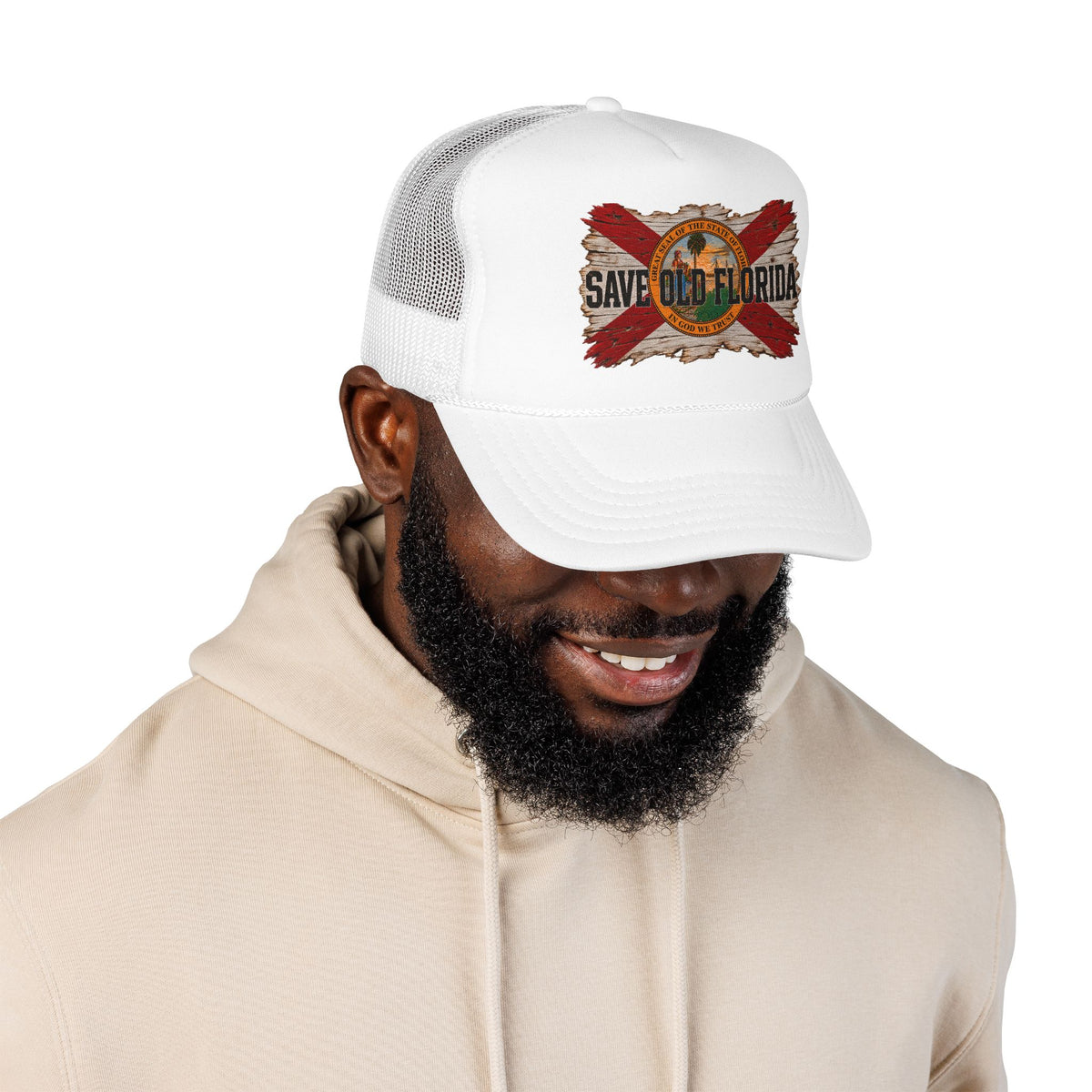 Save Old Florida Foam Trucker Hat