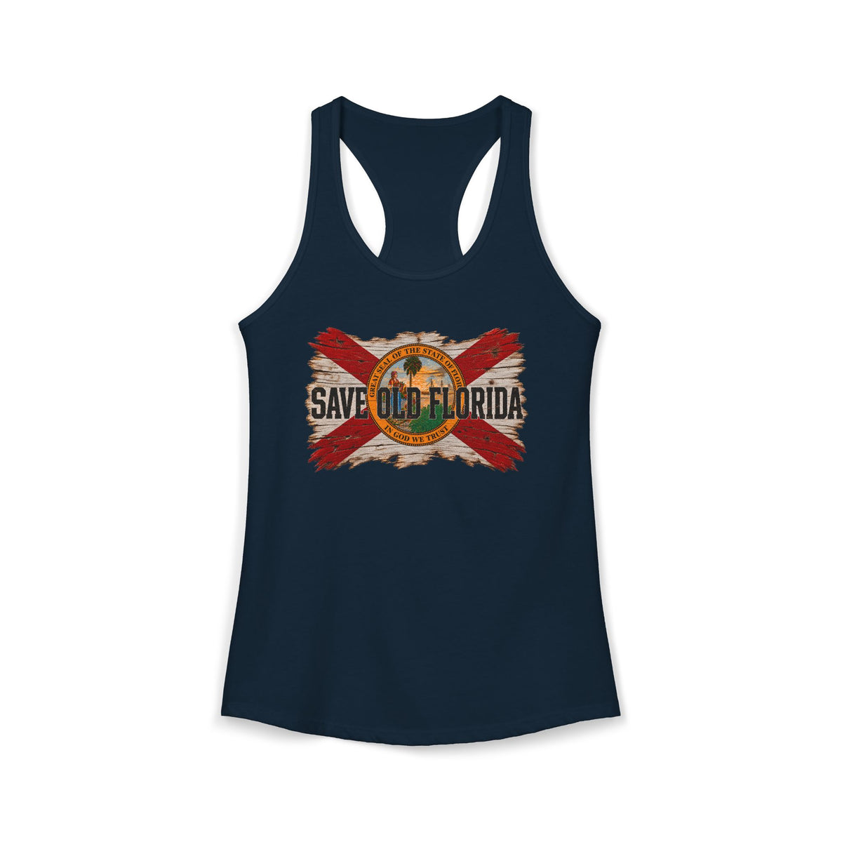 Save Old Florida Women's Racerback Tank