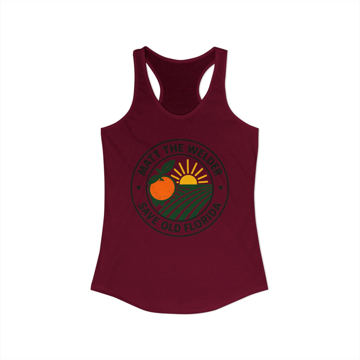 Matt The Welder Women's Ideal Racerback Tank