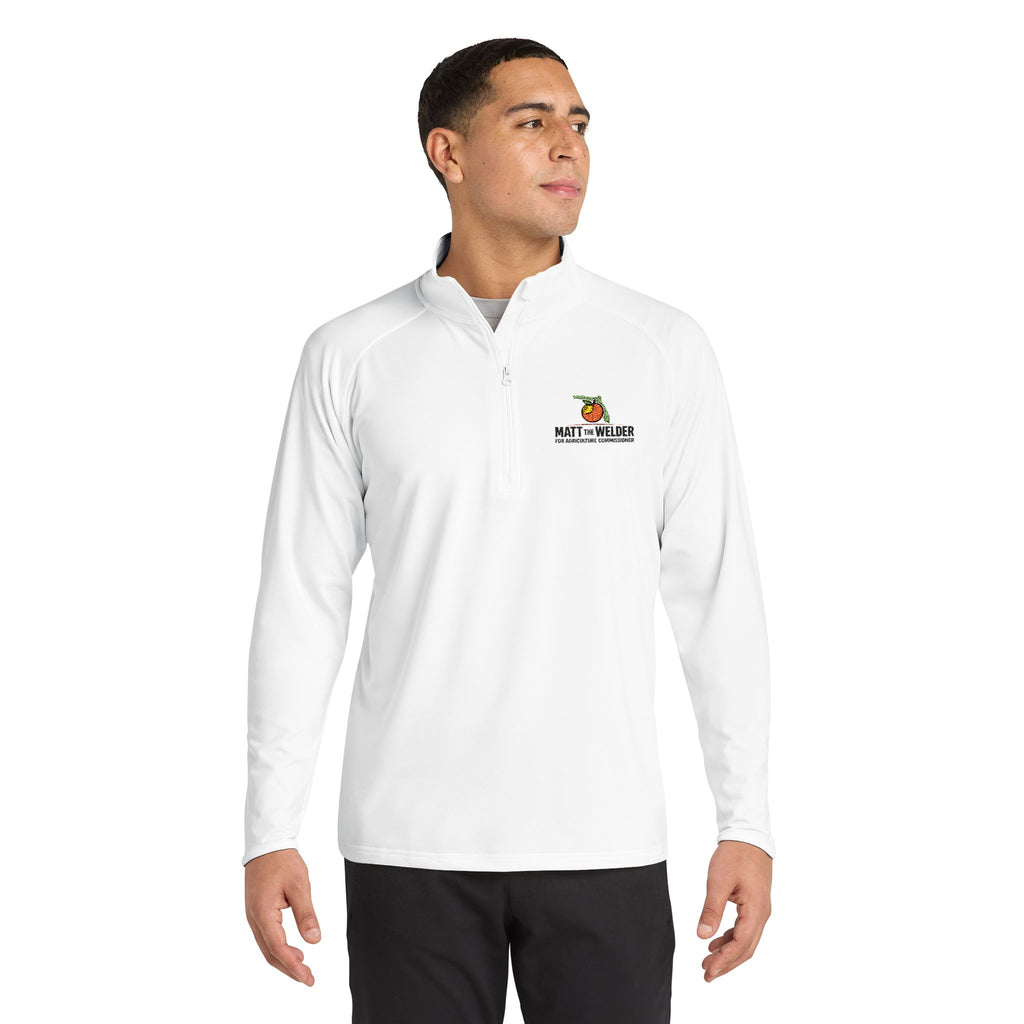 Men's Sport-Wick® Stretch Quarter-Zip Pullover (Embroidery)