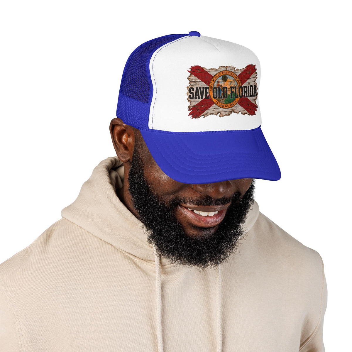 Save Old Florida Foam Trucker Hat
