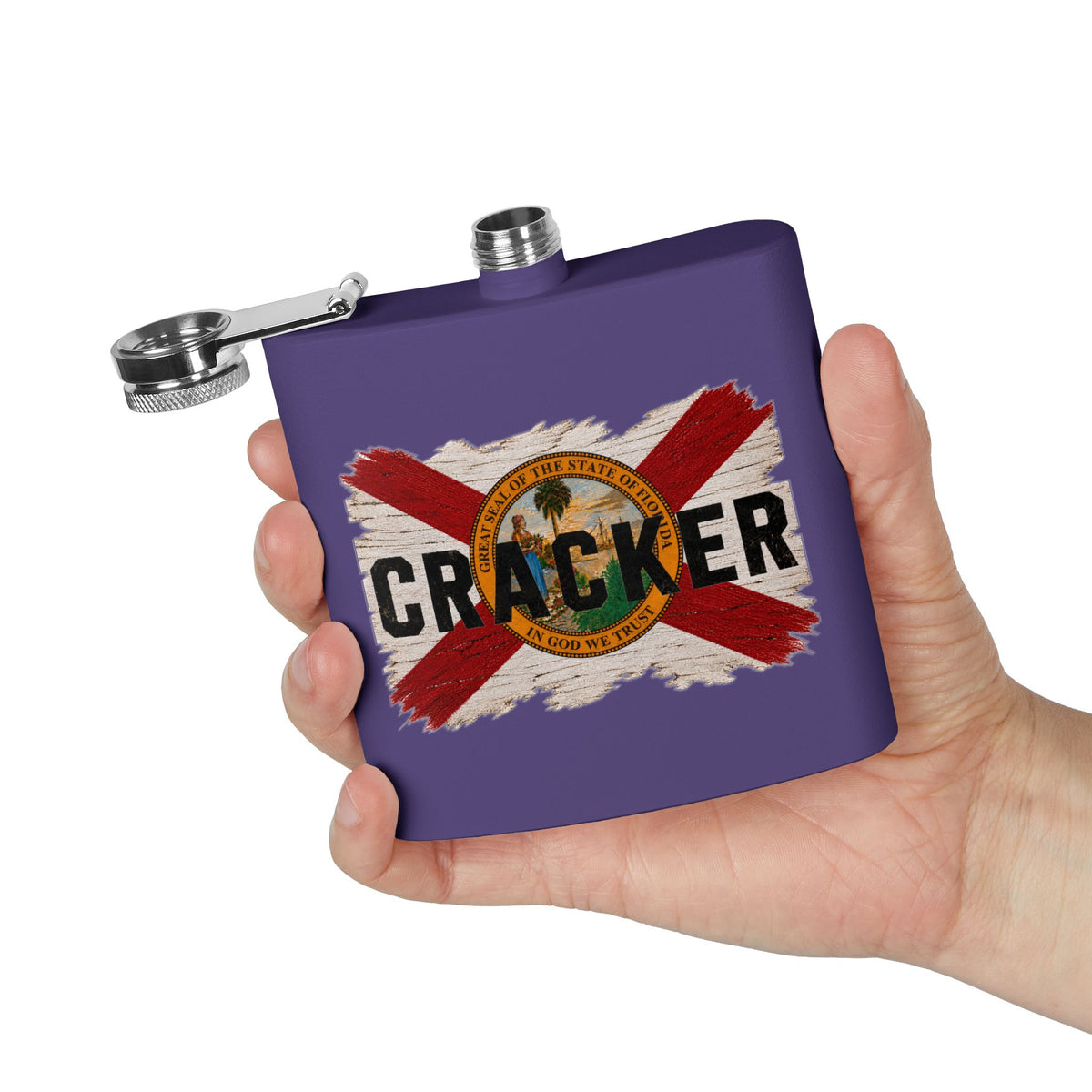 Stainless Steel Flask, 6oz