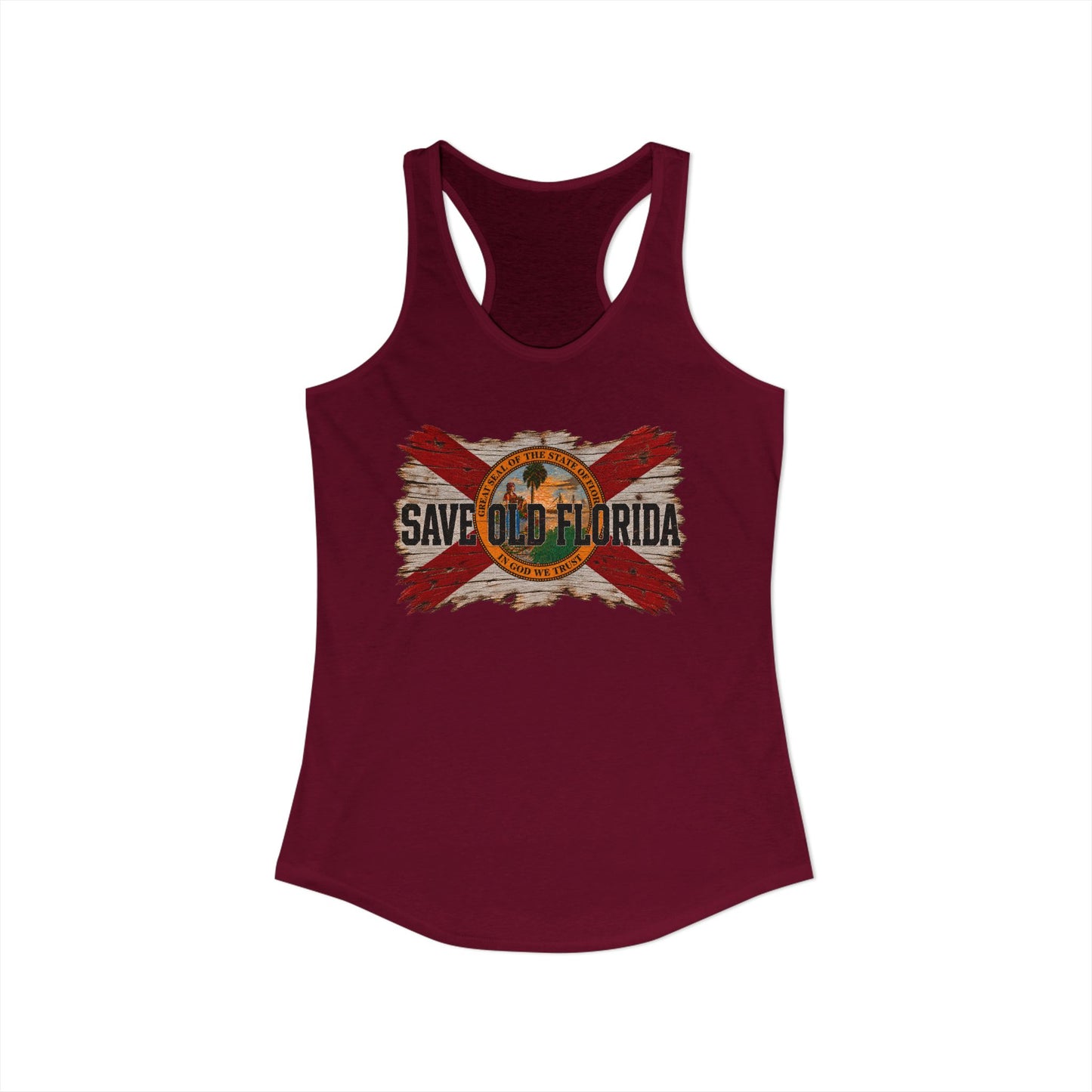 Save Old Florida Women's Racerback Tank