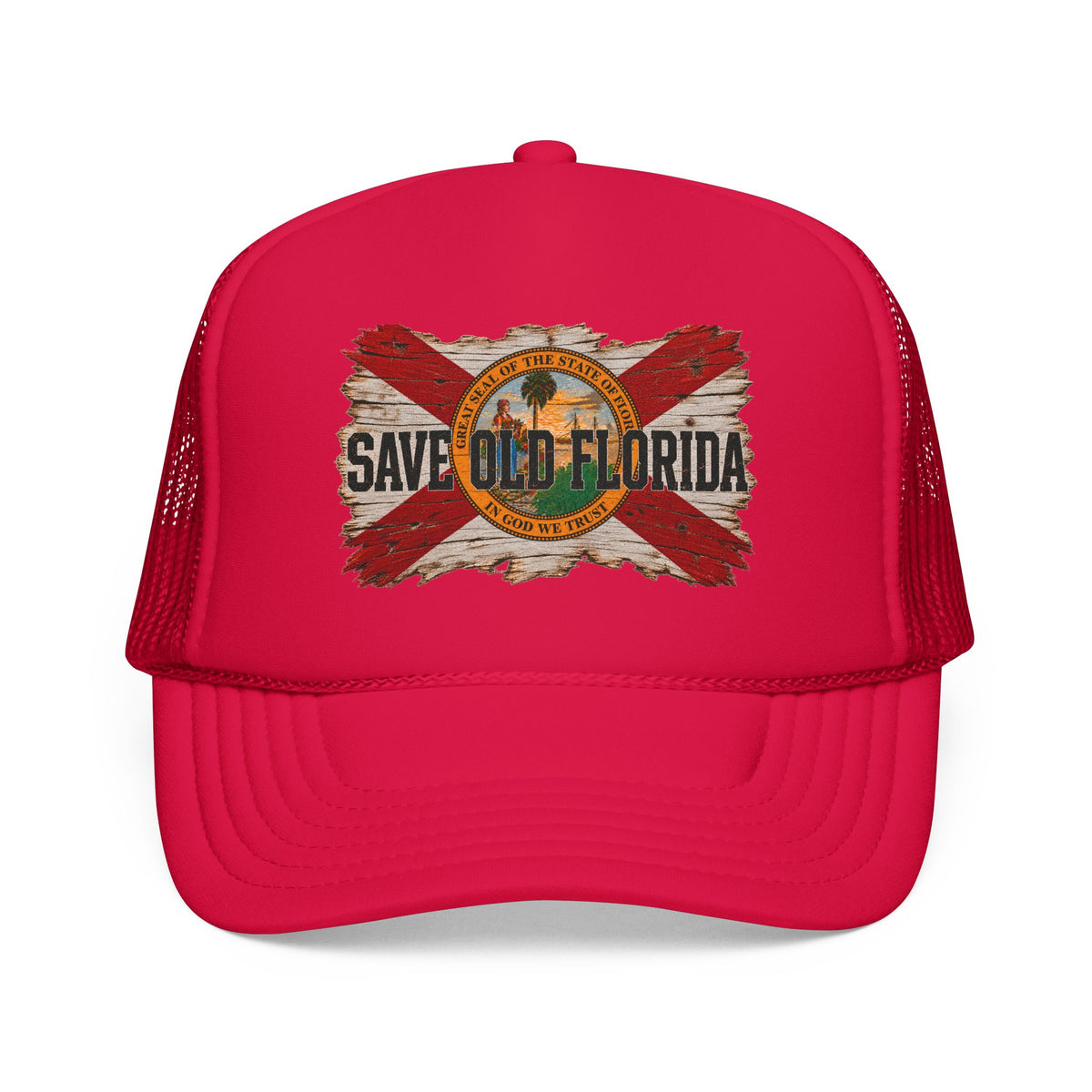 Save Old Florida Foam Trucker Hat