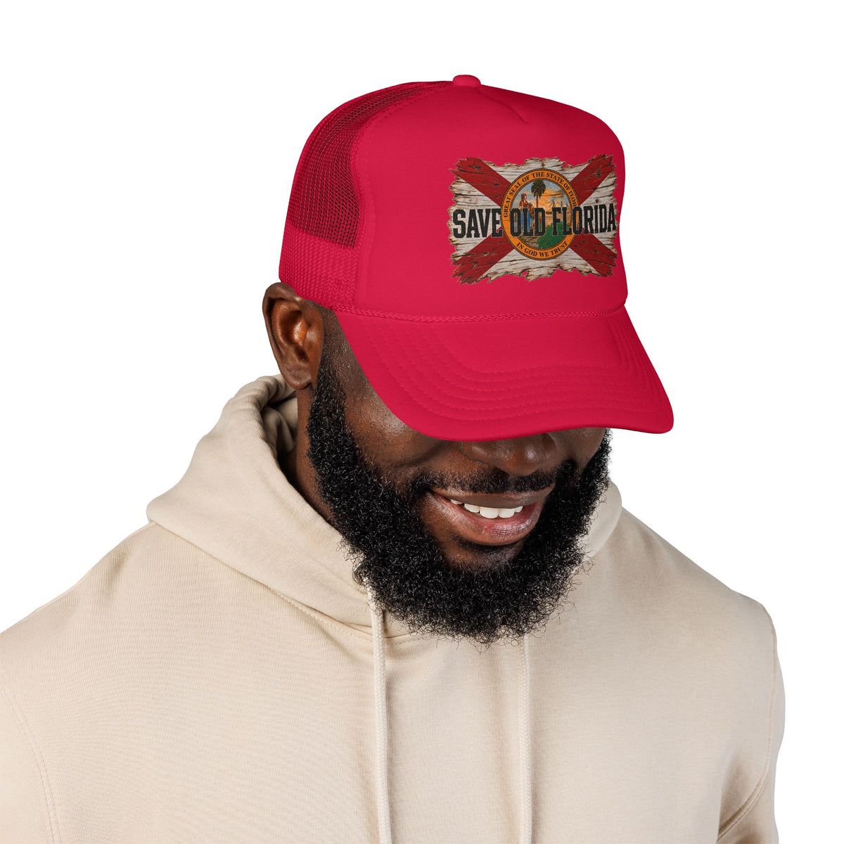 Save Old Florida Foam Trucker Hat