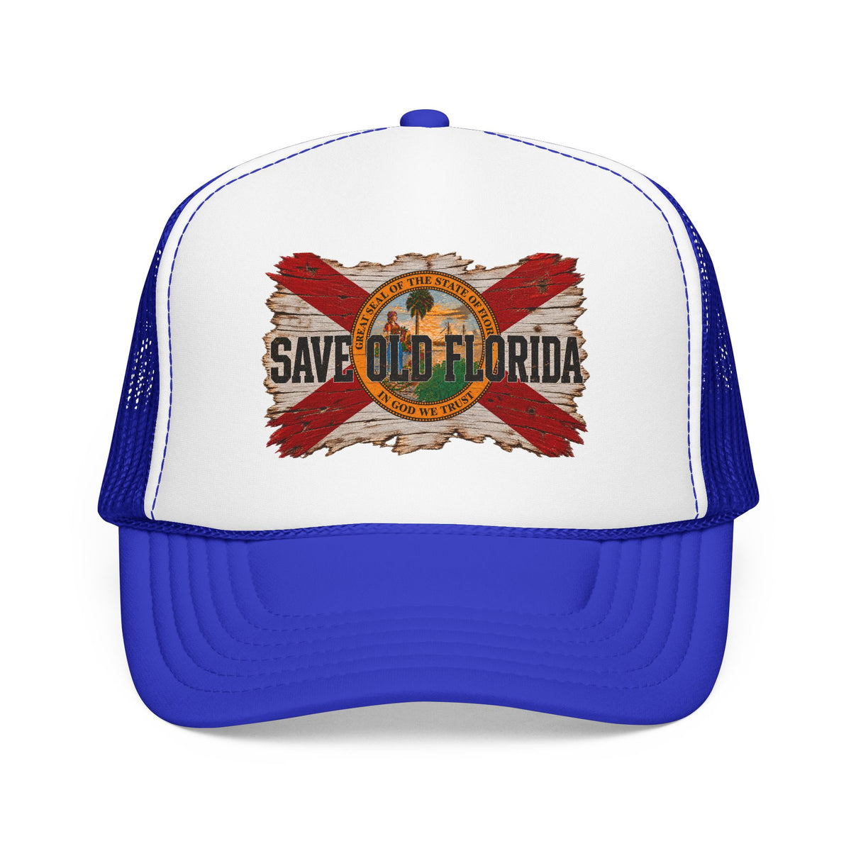 Save Old Florida Foam Trucker Hat