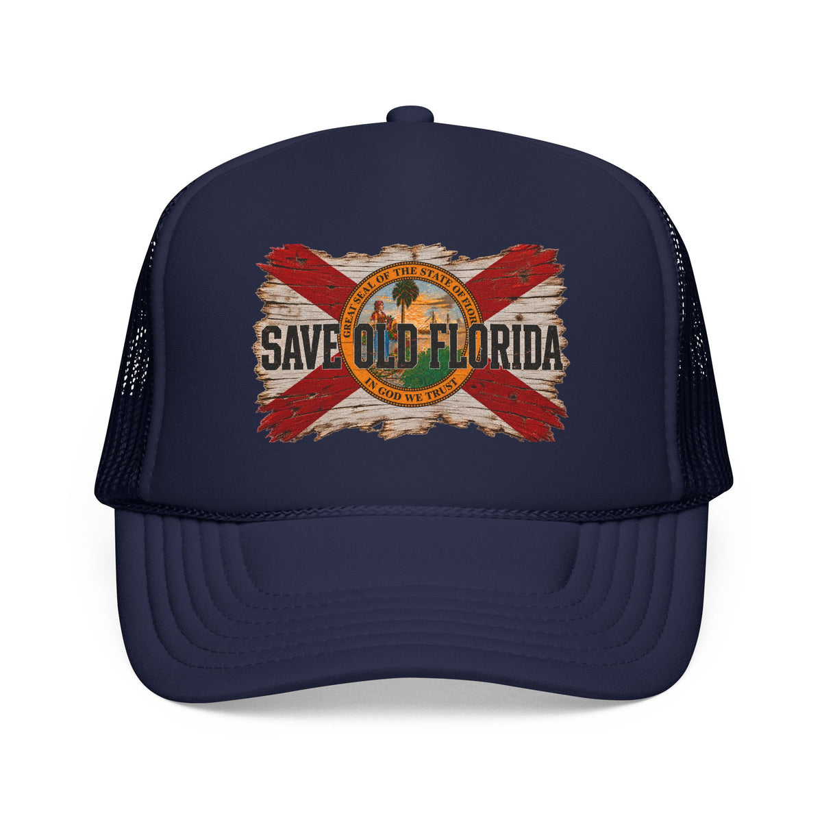 Save Old Florida Foam Trucker Hat