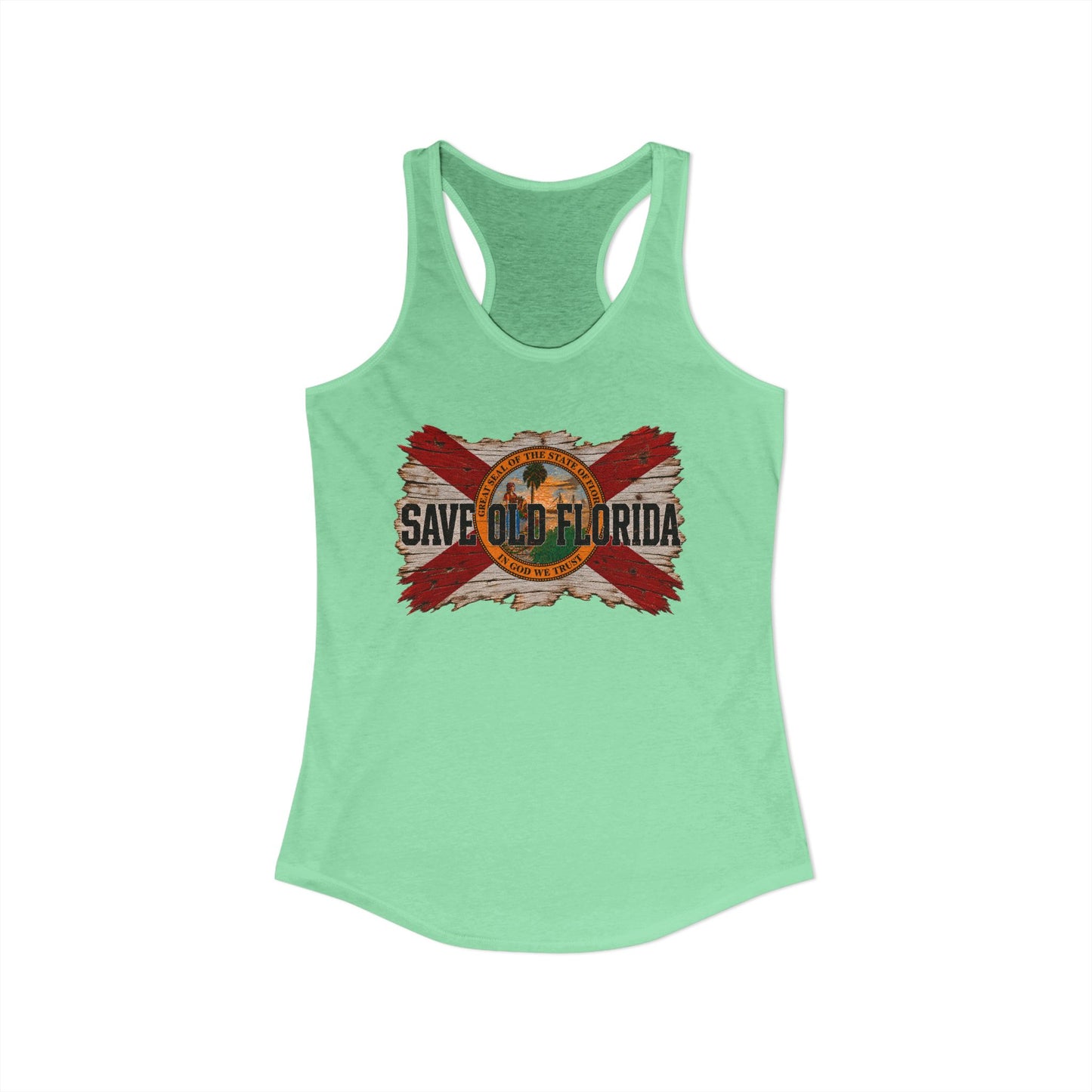 Save Old Florida Women's Racerback Tank