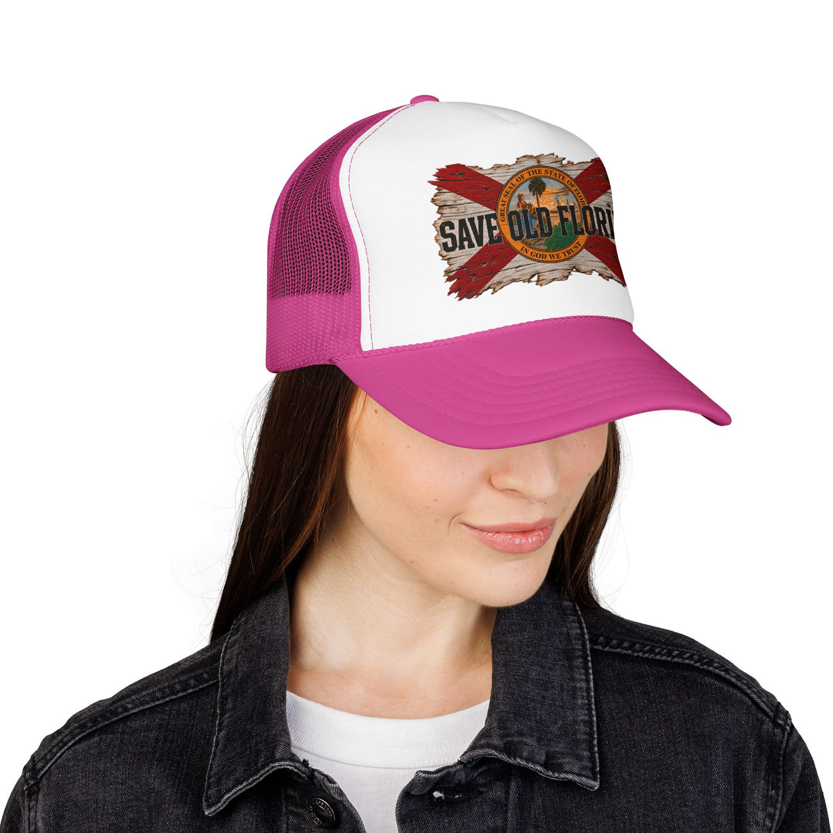 Save Old Florida Foam Trucker Hat