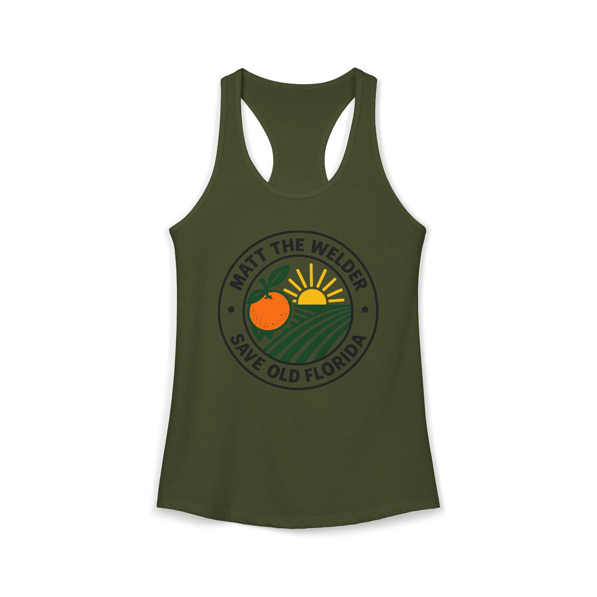 Matt The Welder Women's Ideal Racerback Tank