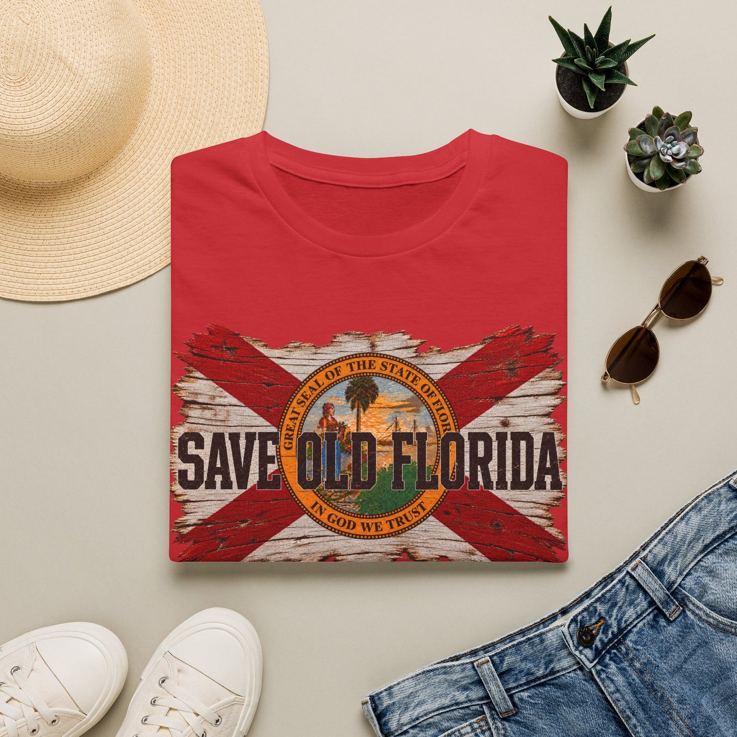 Save Old Florida Unisex Softstyle T-Shirt