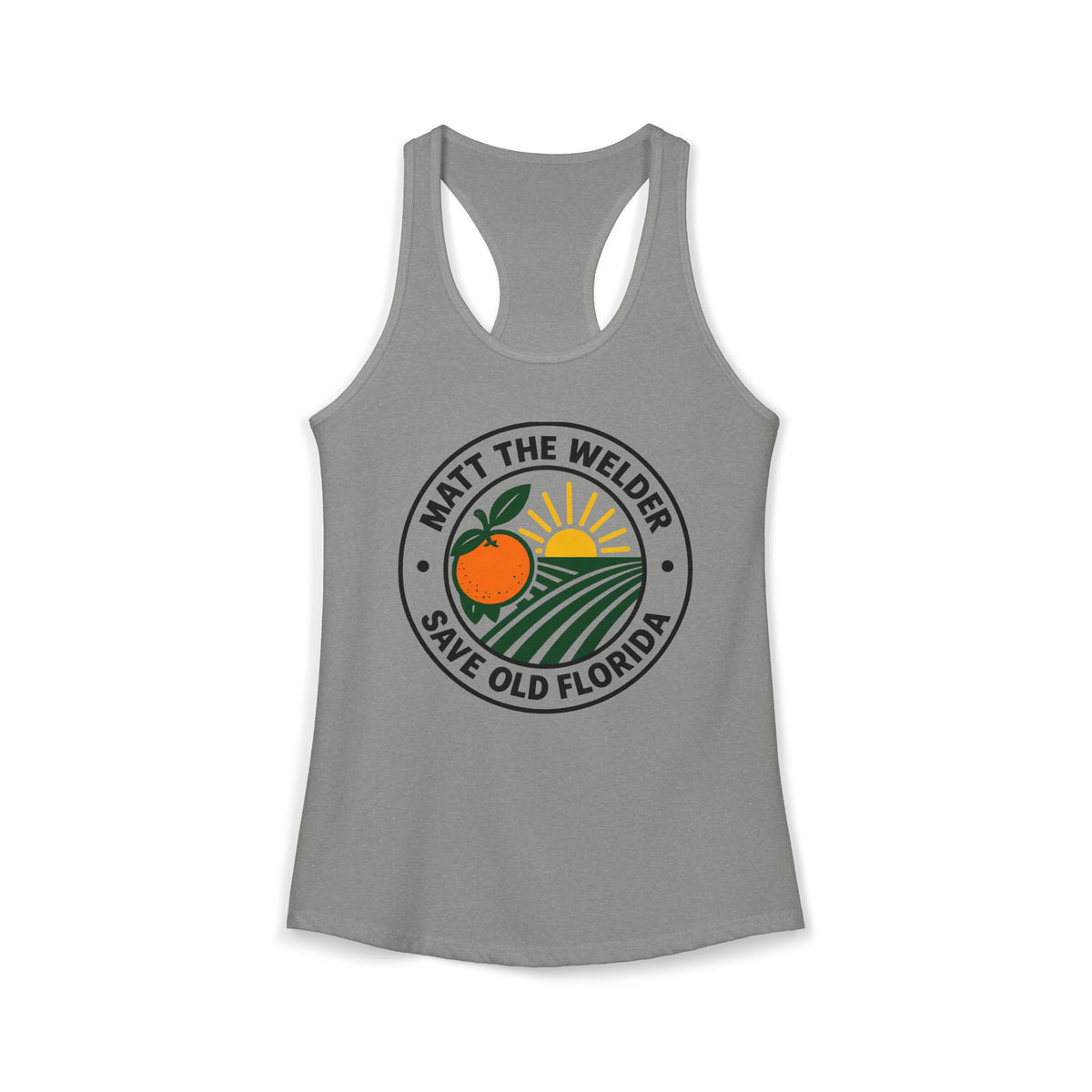 Matt The Welder Women's Ideal Racerback Tank