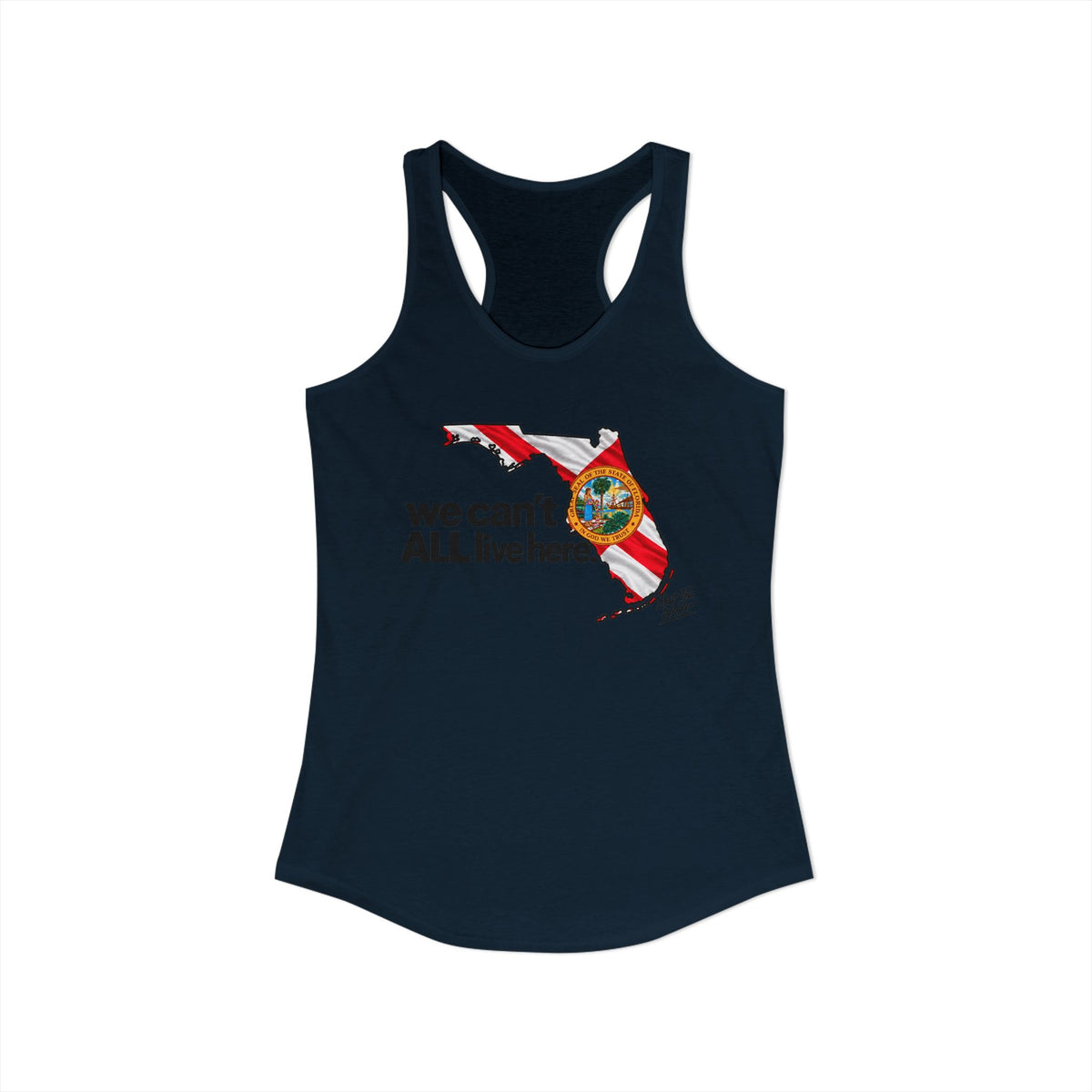 We Cant All Live Here Women's Ideal Racerback Tank