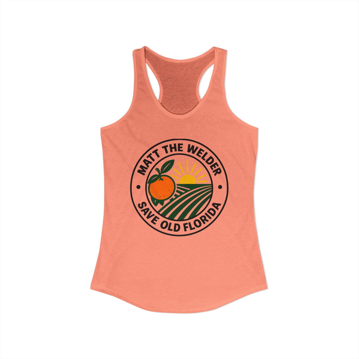 Matt The Welder Women's Ideal Racerback Tank