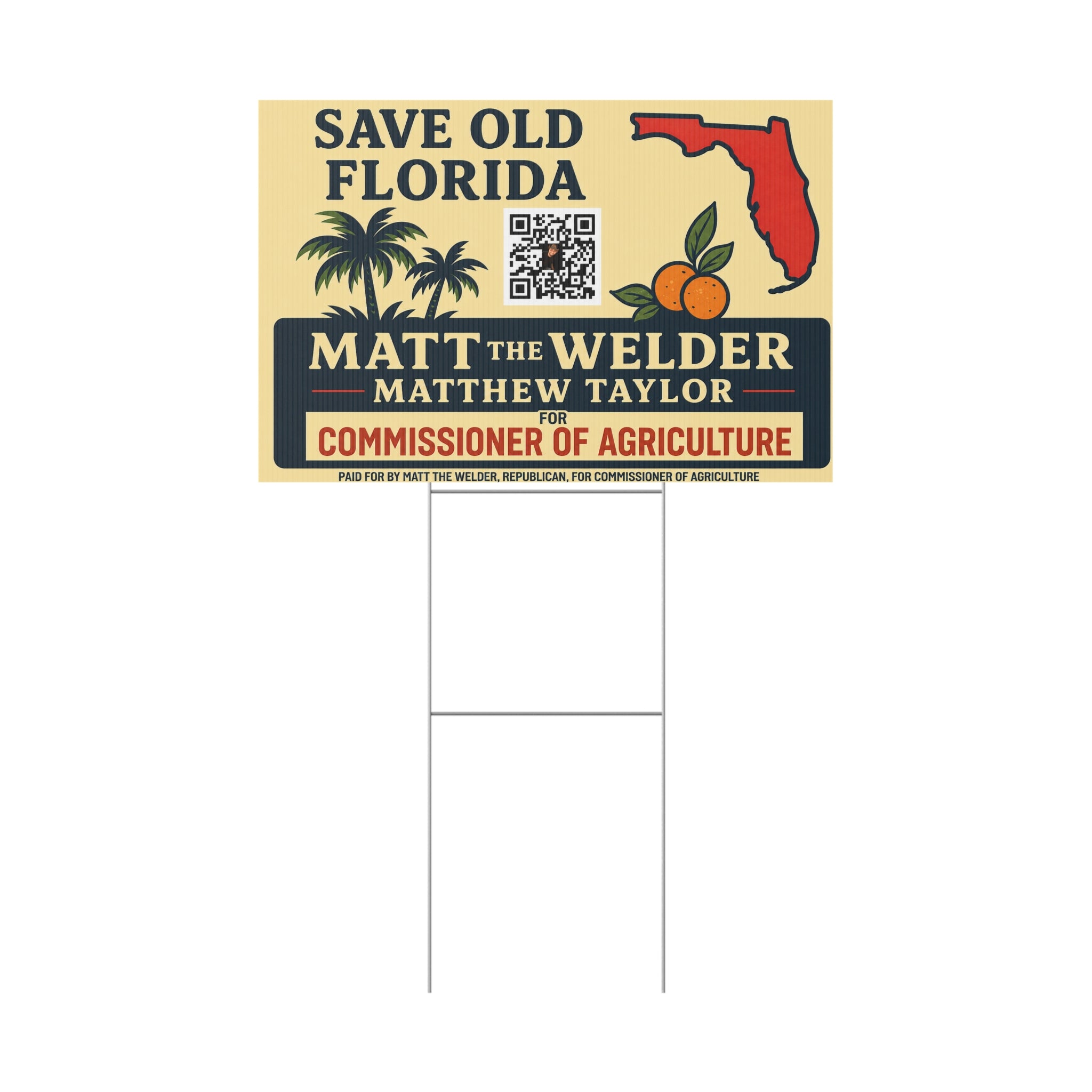 Plastic Yard Sign