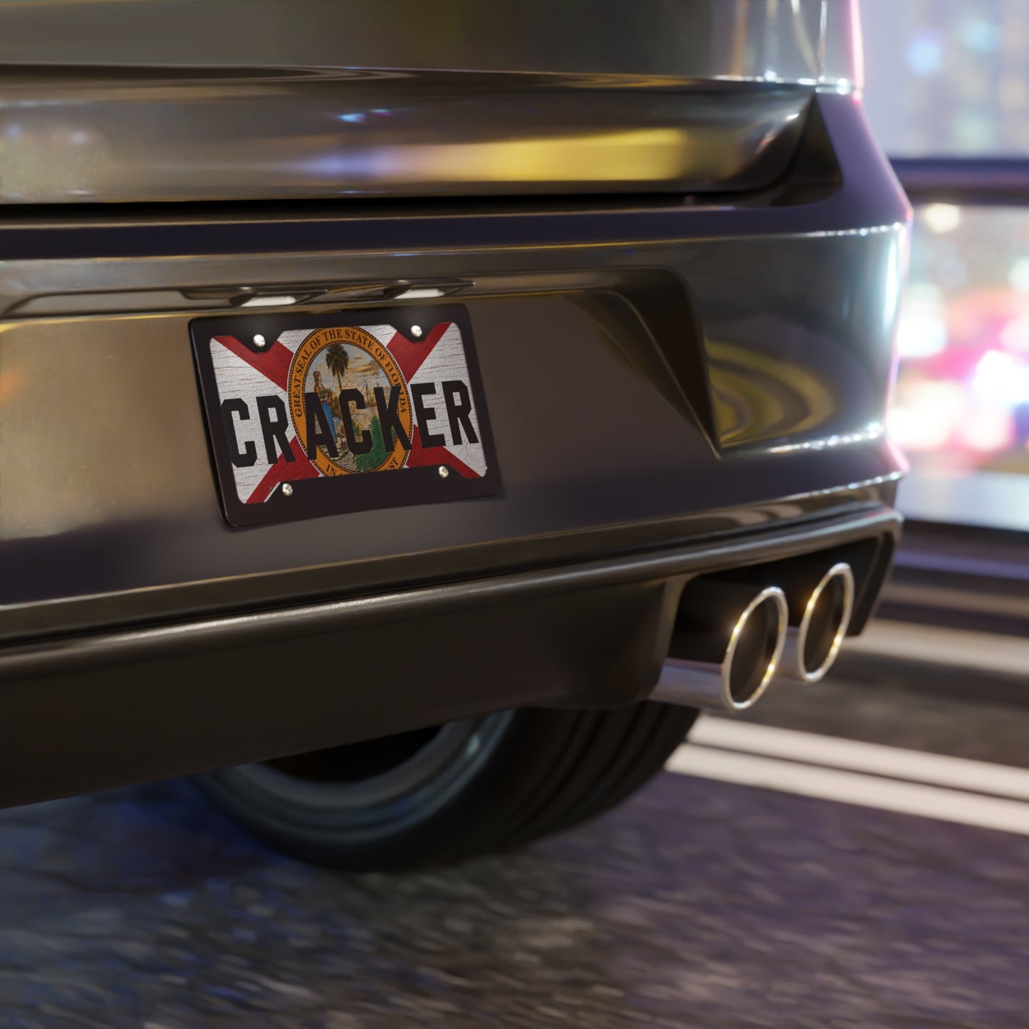 Florida Cracker License Plate