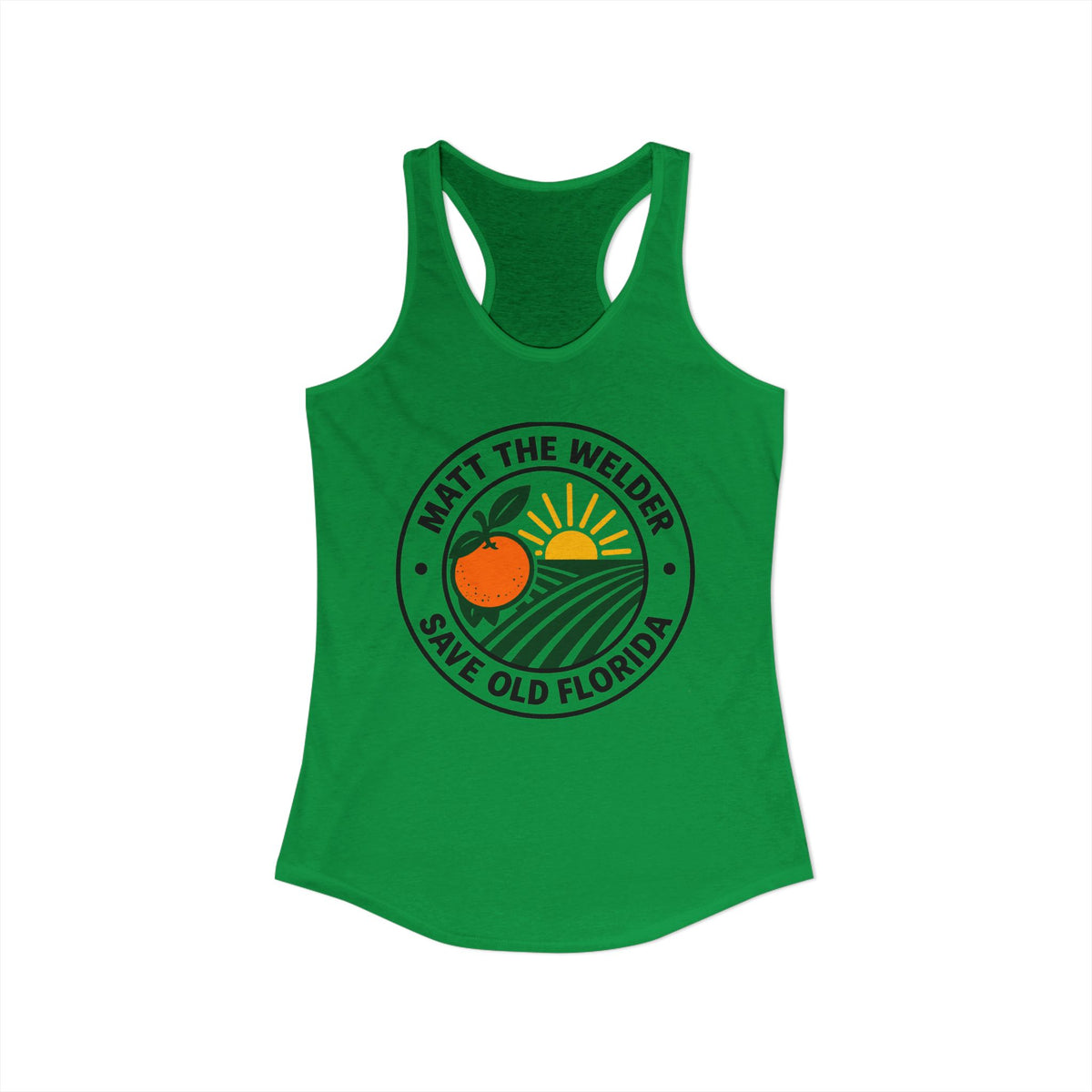 Matt The Welder Women's Ideal Racerback Tank