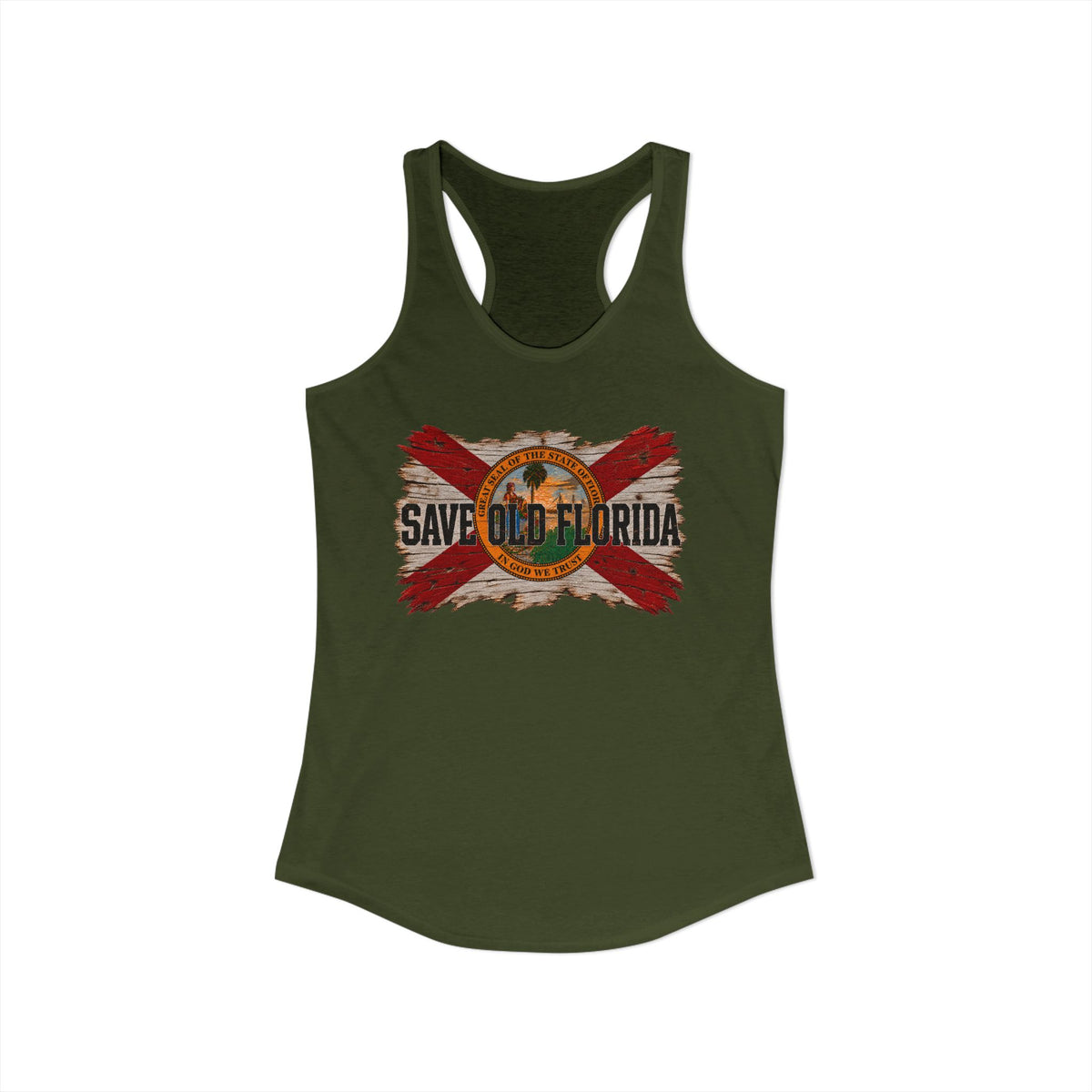 Save Old Florida Women's Racerback Tank