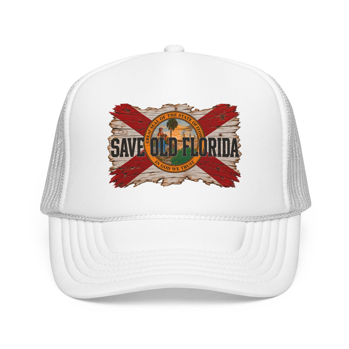 Save Old Florida Foam Trucker Hat