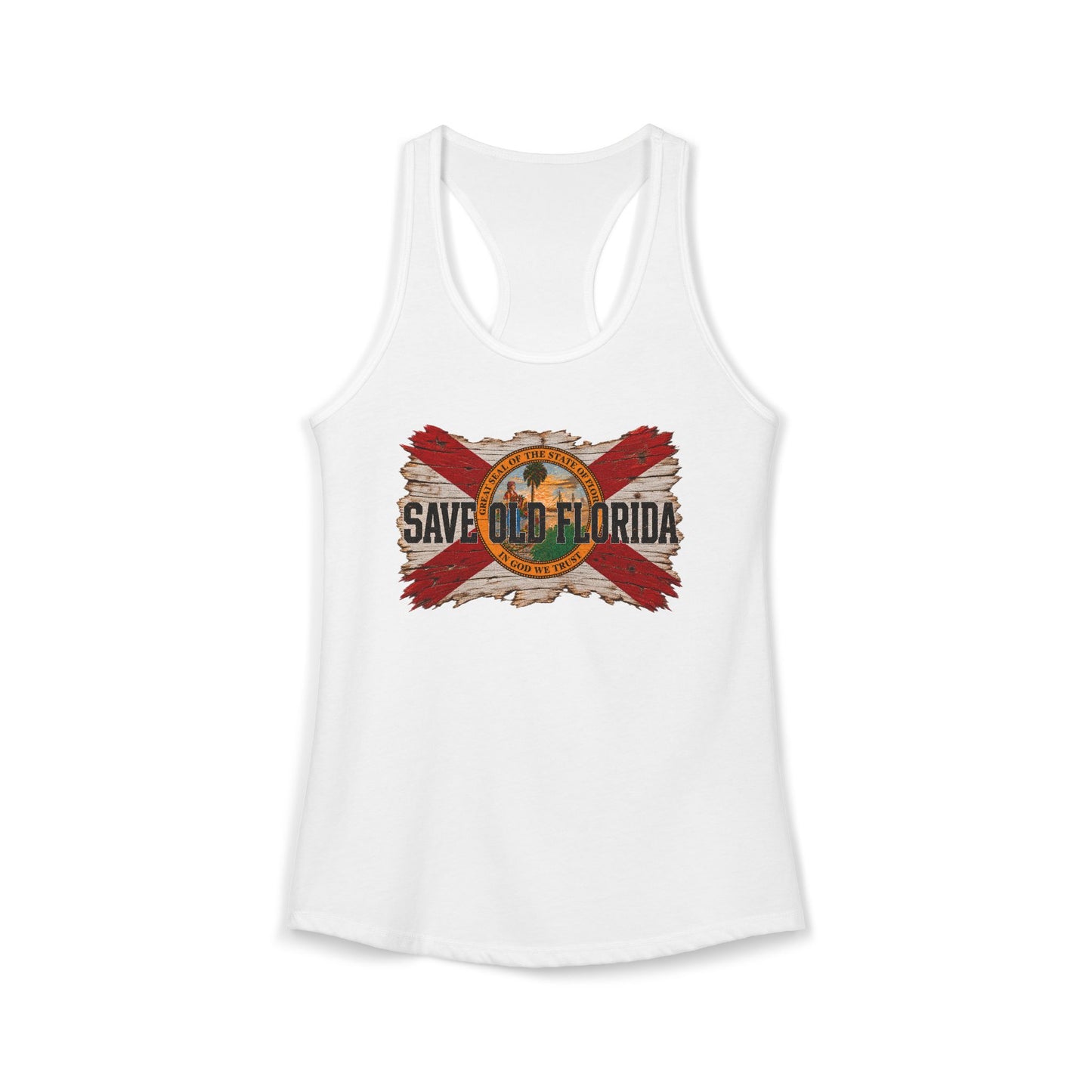 Save Old Florida Women's Racerback Tank