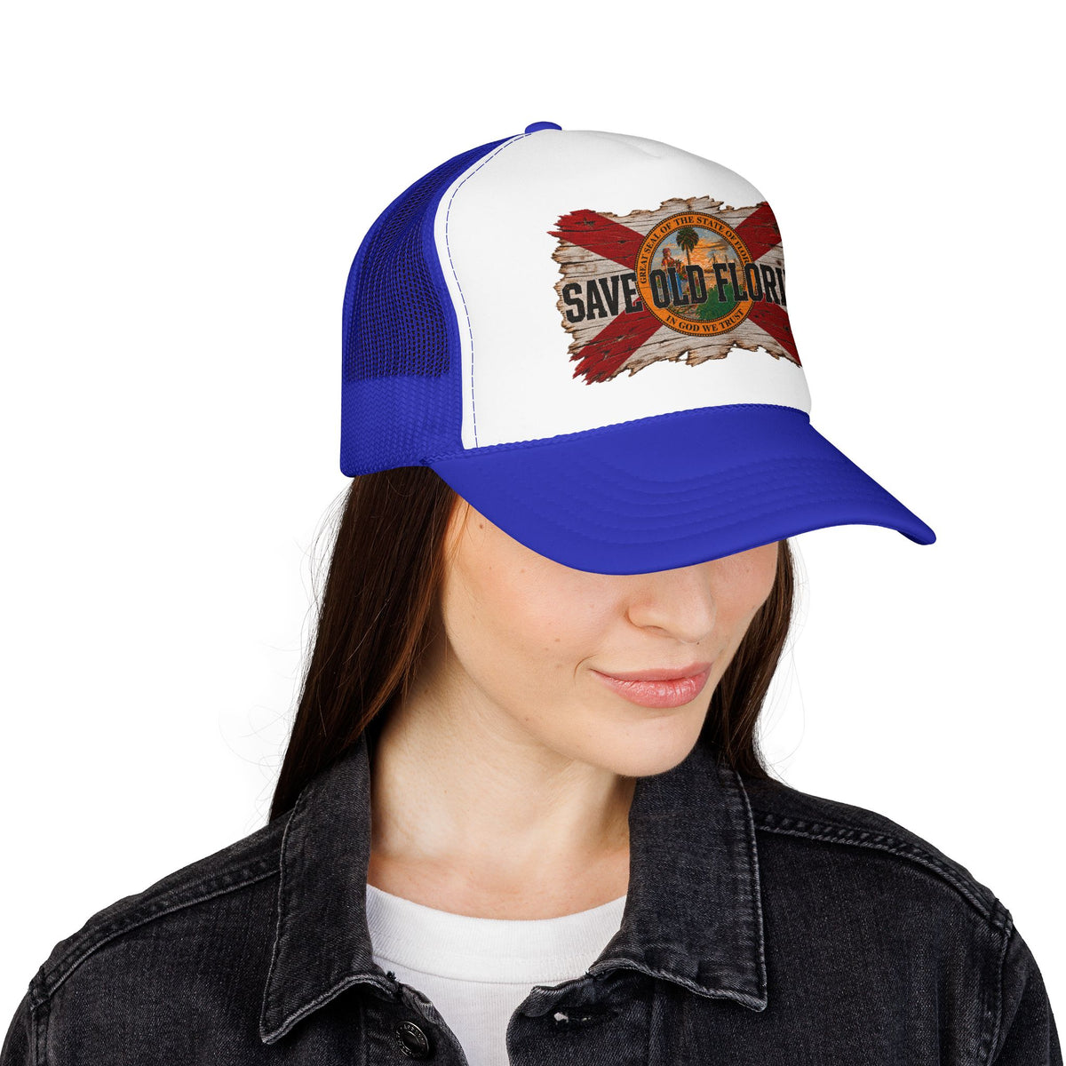Save Old Florida Foam Trucker Hat