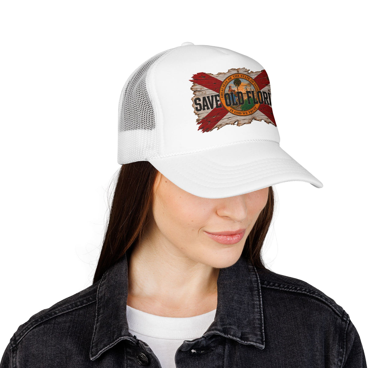Save Old Florida Foam Trucker Hat
