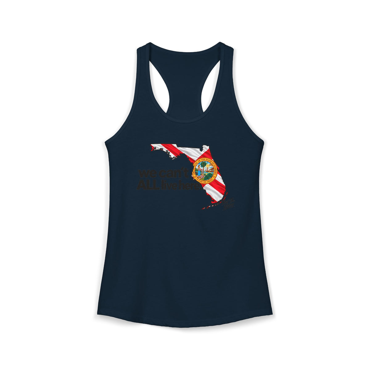 We Cant All Live Here Women's Ideal Racerback Tank