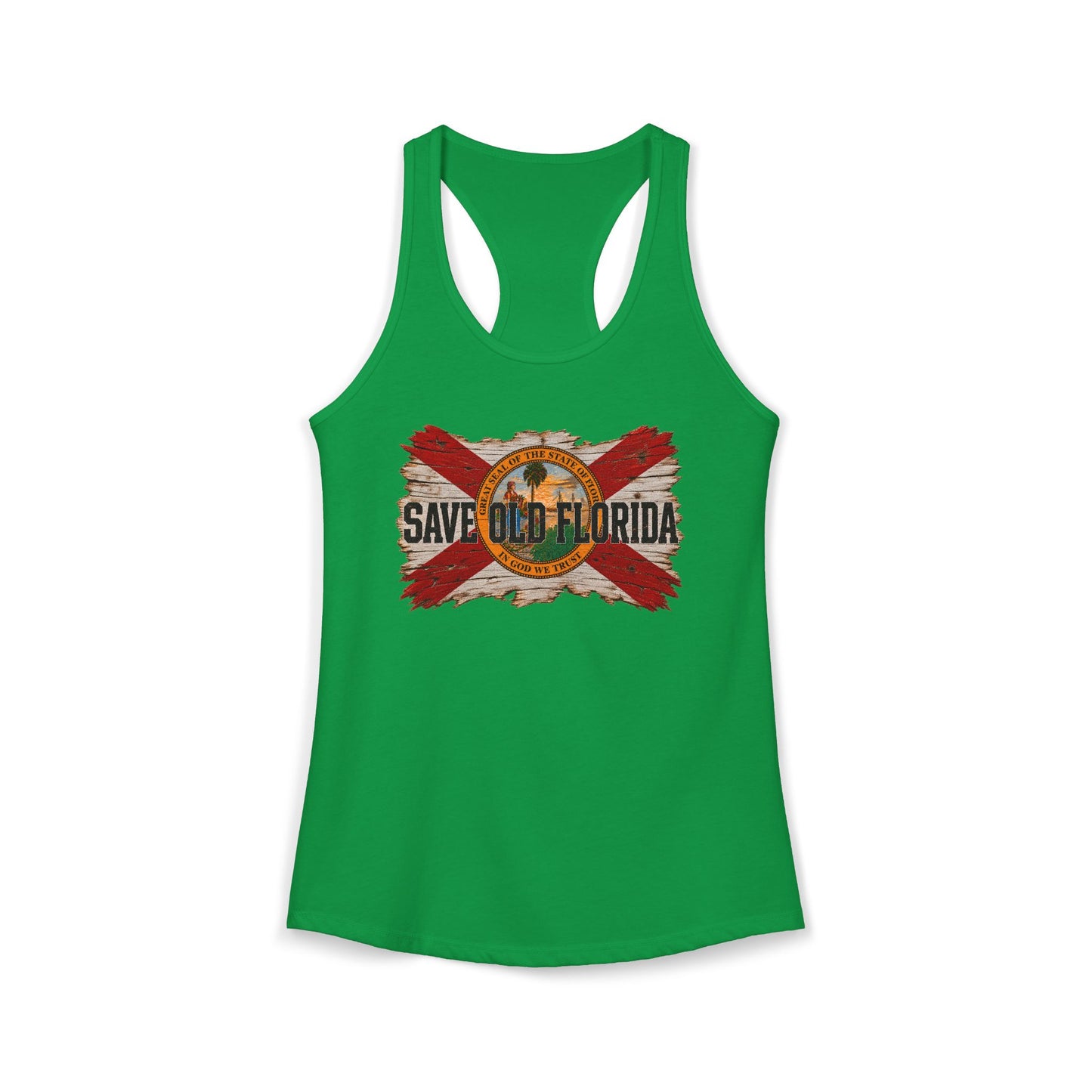 Save Old Florida Women's Racerback Tank
