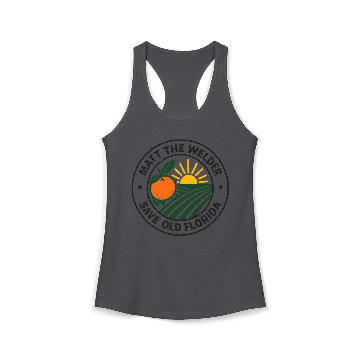 Matt The Welder Women's Ideal Racerback Tank