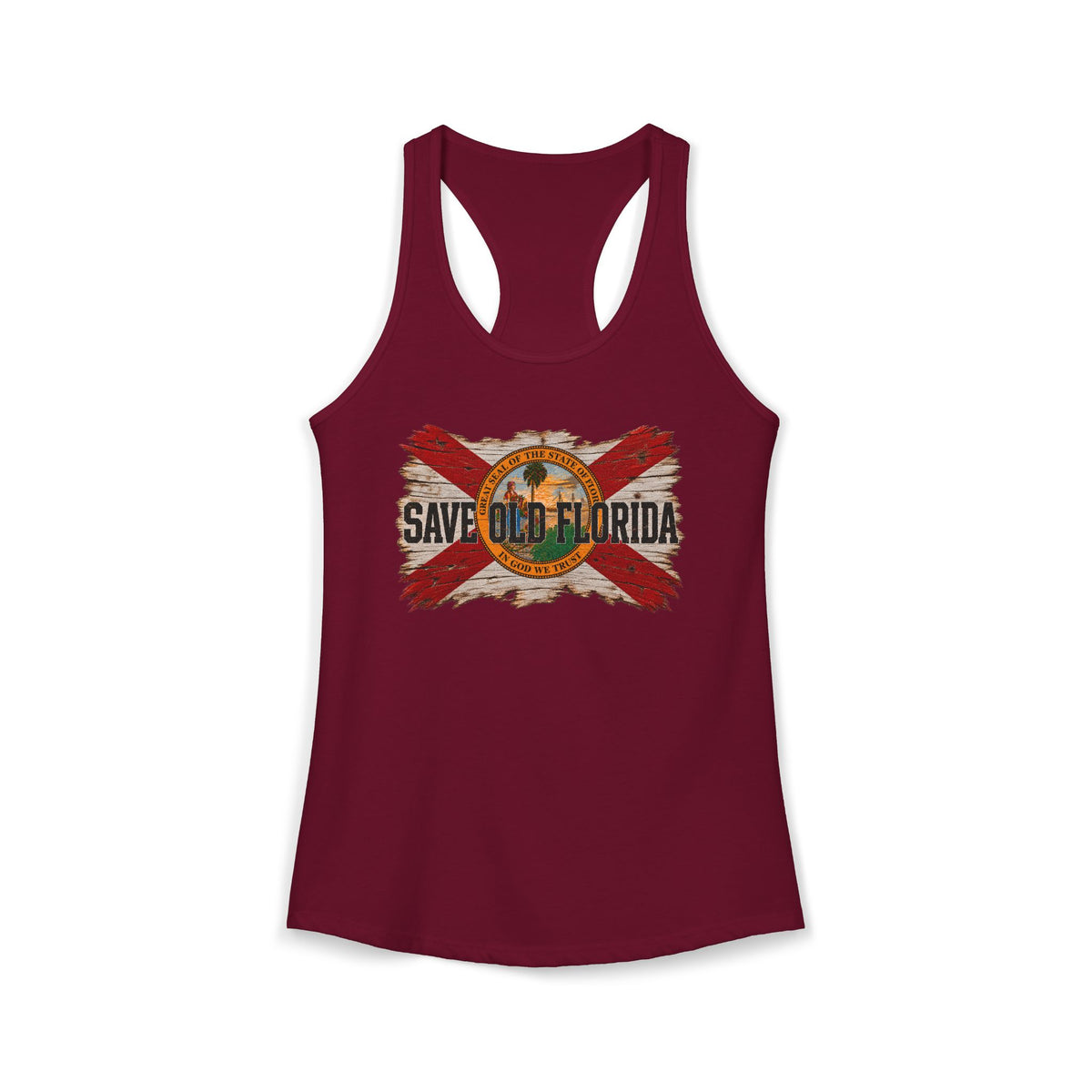 Save Old Florida Women's Racerback Tank