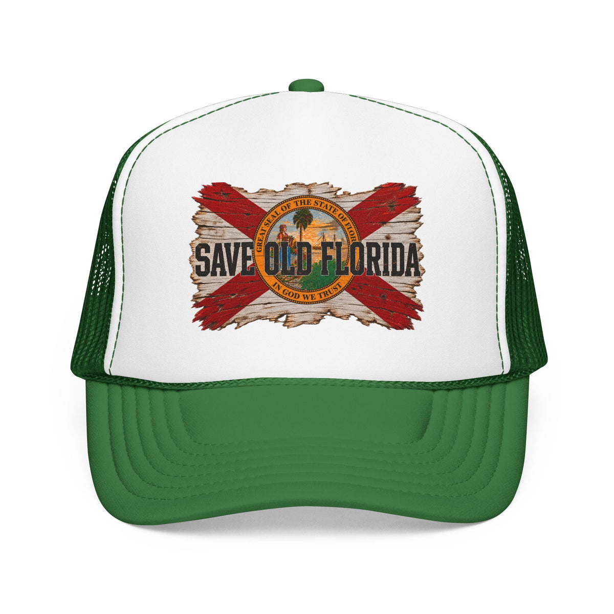 Save Old Florida Foam Trucker Hat